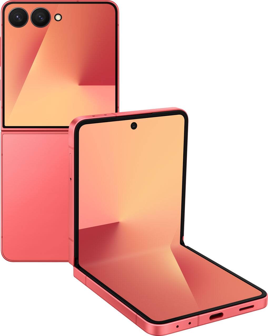 Samsung - Galaxy Z Flip7 512GB (Unlocked) - Coral Red product image