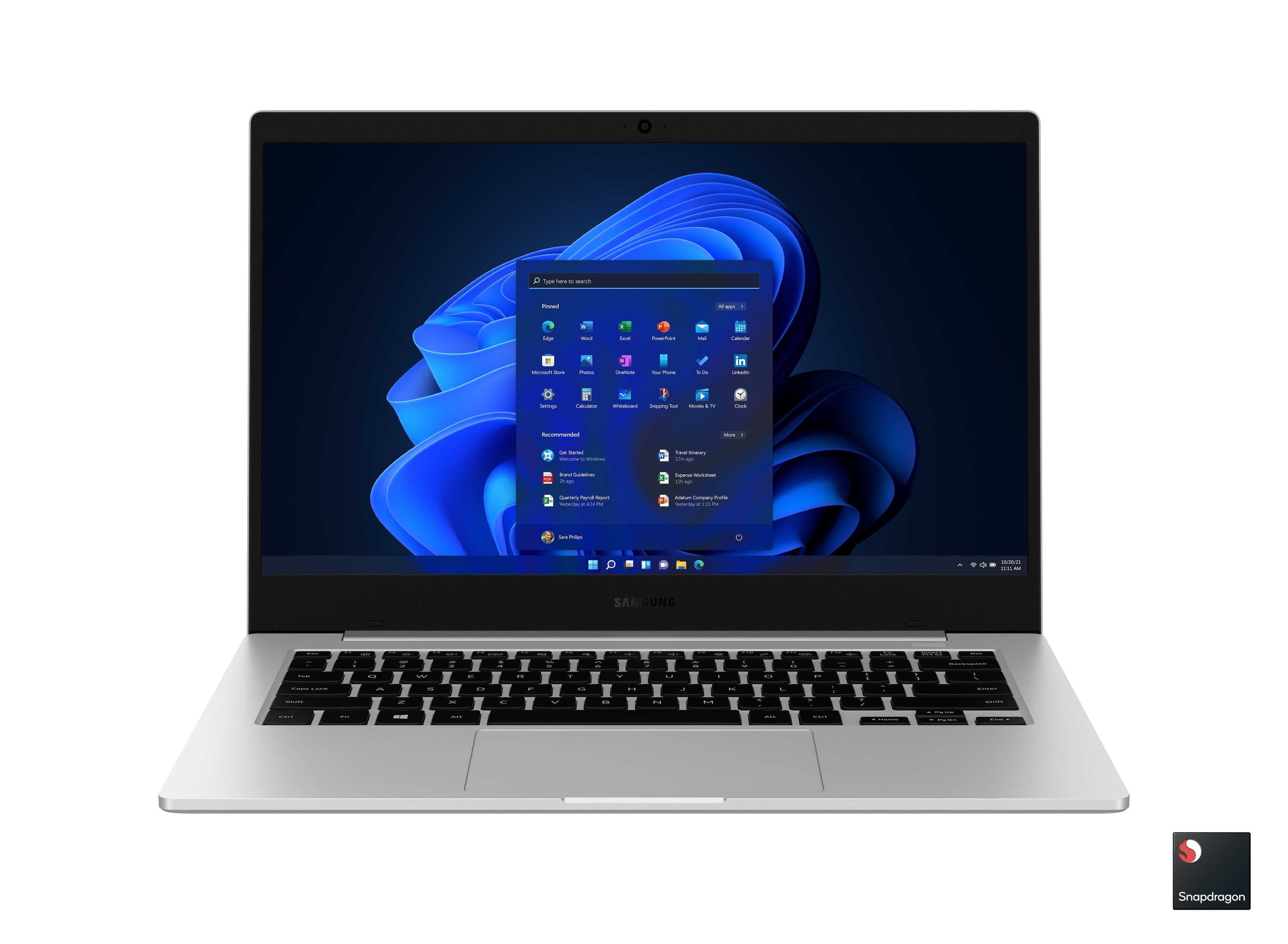 Samsung - Geek Squad Certi Refurbished Galaxy Book Go - 14.0" LED Screen - Qualcomm 7C Gen 2 Processor - 4GB Memory - 128GB…