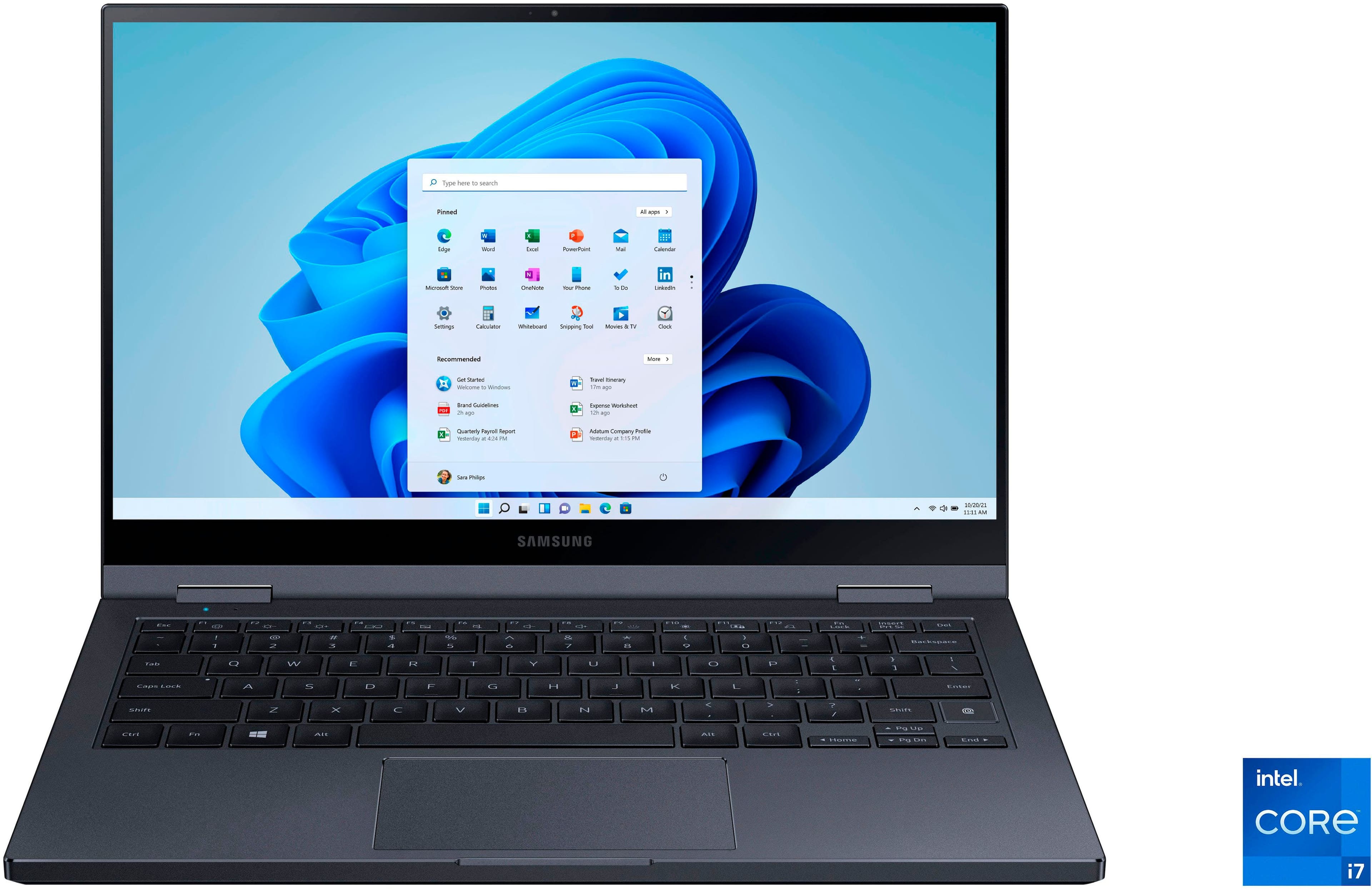 Samsung - Geek Squad Certified Refurbished Galaxy Book Flex2 Alpha 13.3" QLED Touch - Scrn Laptop-Core i7 - 16GB Memory -512…