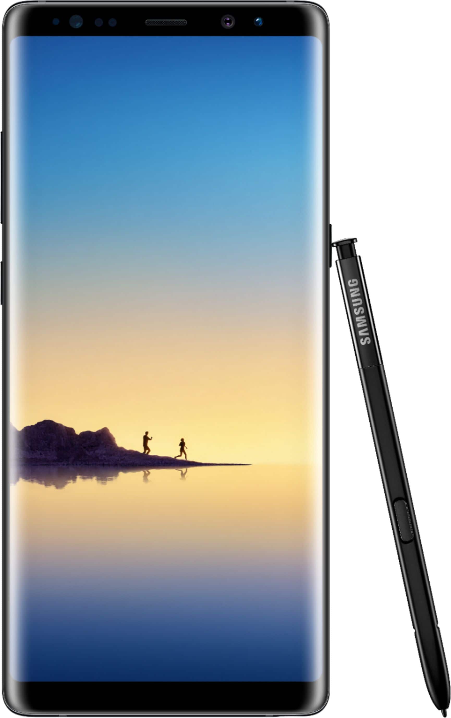 Samsung - Geek Squad Certified Refurbished Galaxy Note8 with 64GB Memory Cell Phone (Unlocked) - Midnight Black product image