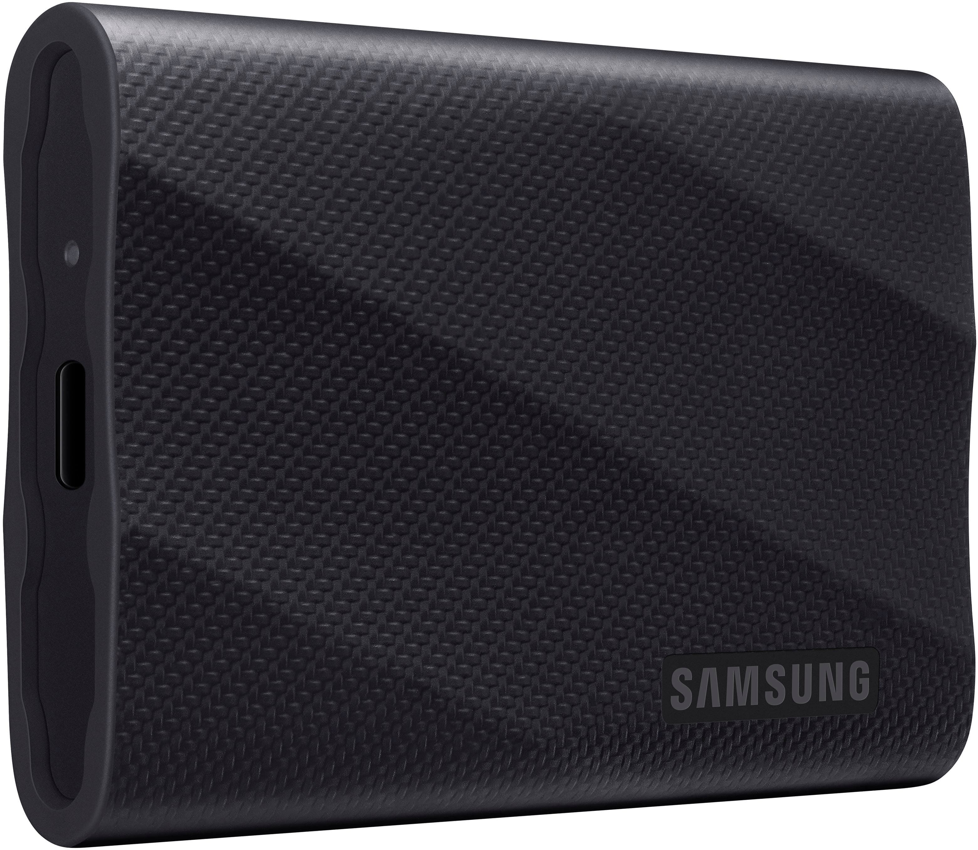 Samsung - Geek Squad Certified Refurbished T9 Portable SSD 1TB, Up to 2,000MB/s , USB 3.2 Gen2 - Black product image