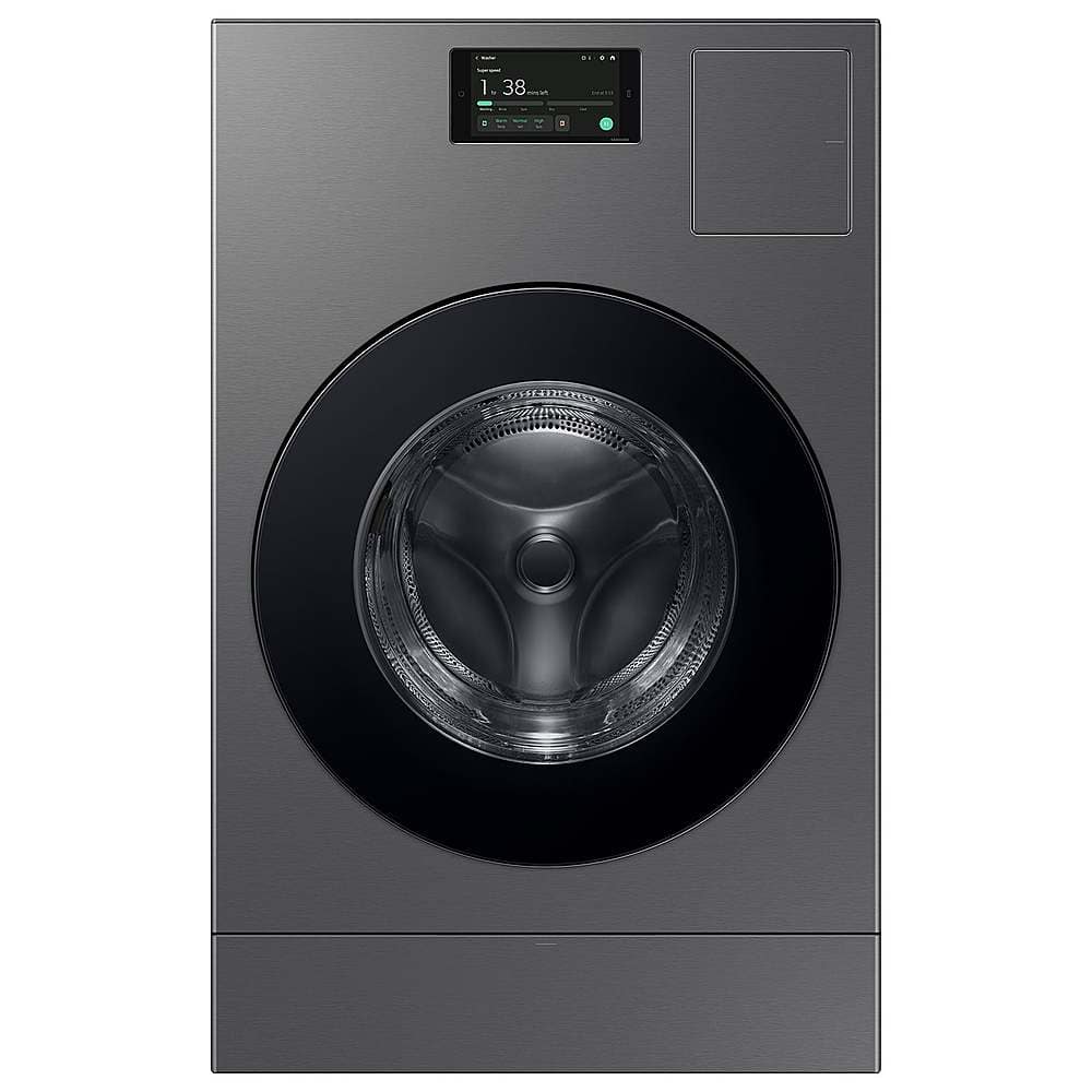 Samsung - OPEN BOX Bespoke AI 5.3 Cu. Ft. All-in-One Washer & Dryer Combo with Super Speed Wash and Ventless Heat Pump Dryer…