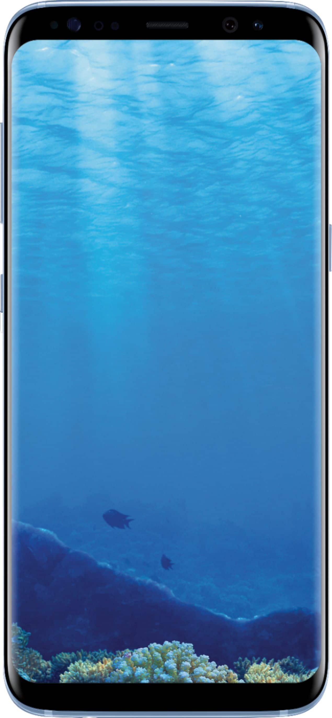 Samsung - Refurbished Galaxy S8 4G LTE with 64GB Memory Cell Phone (Unlocked) - Coral Blue product image