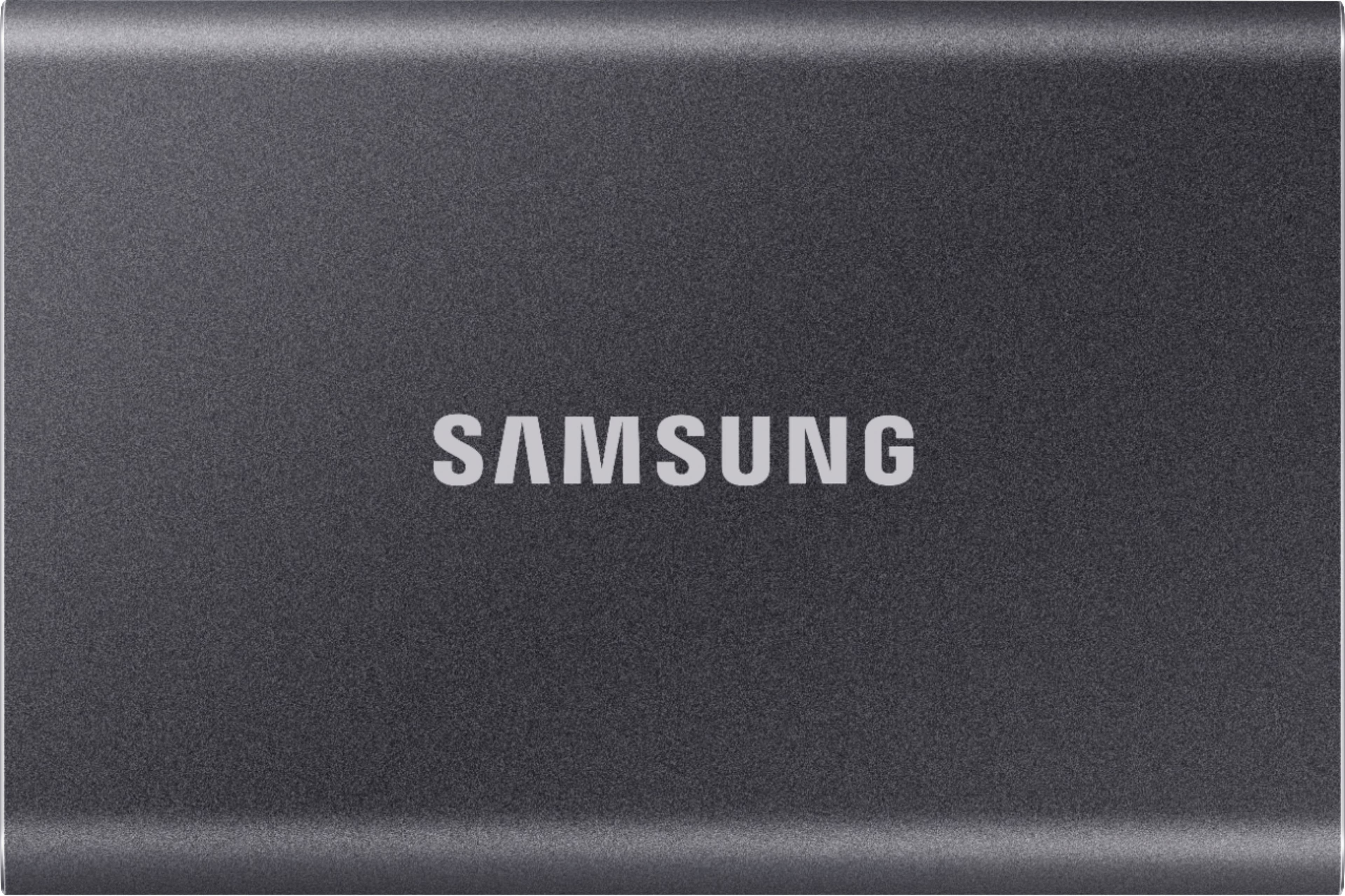 Samsung - T7 2TB External USB 3.2 Gen 2 Portable SSD with Hardware Encryption - Indigo Blue product image