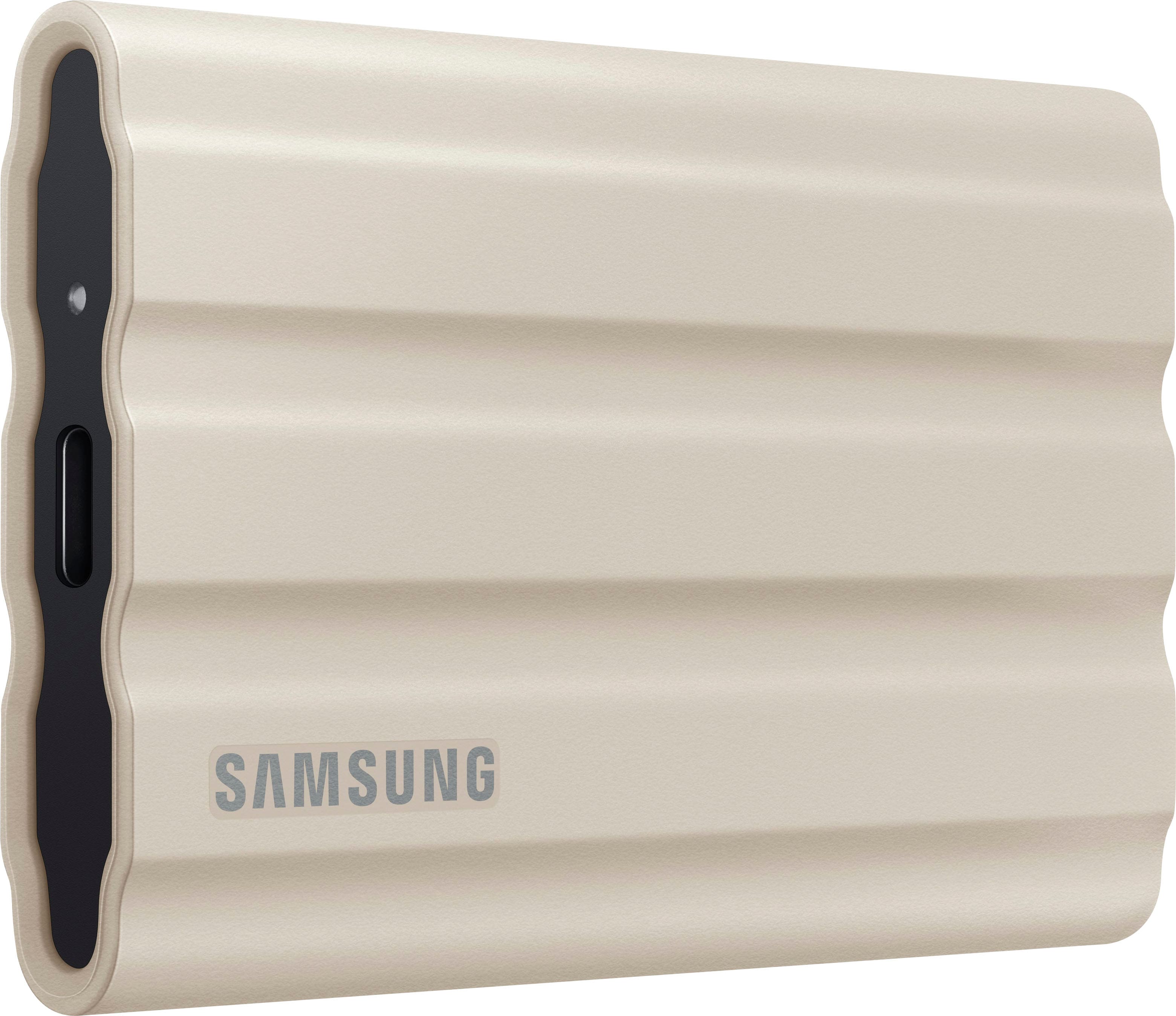 Samsung - T7 Shield 1TB External USB 3.2 Gen 2 Rugged SSD IP65 Water Resistant - Beige product image