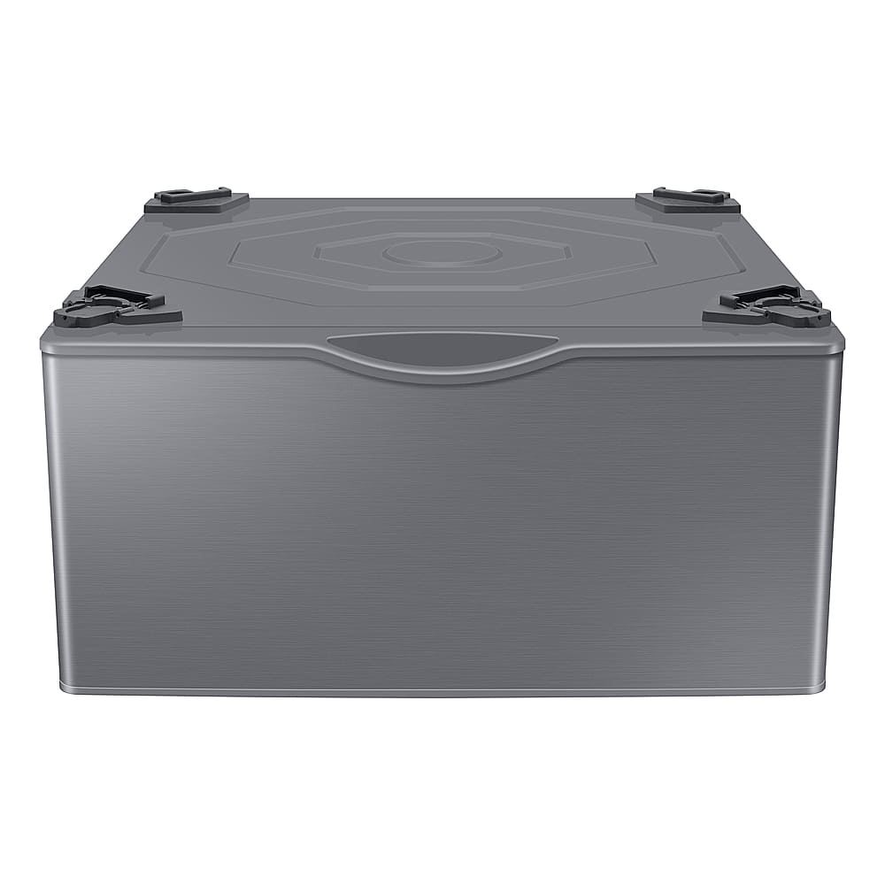 Samsung - Washer/Dryer Laundry Pedestal with Storage Drawer - Platinum product image