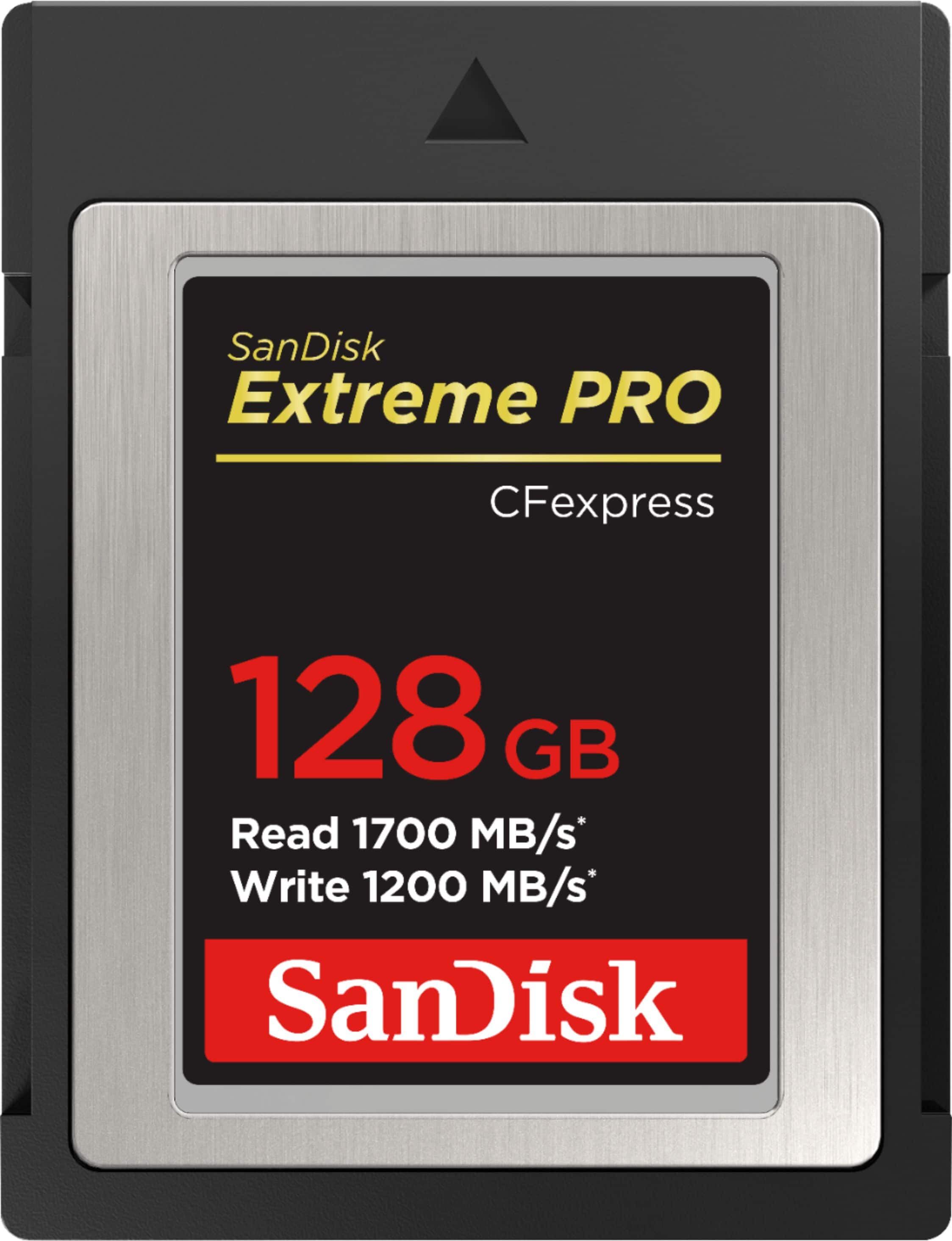 SANDISK - 128G Extreme PRO CFexpress Type-B Memory Card, R/W up to 1700/1200MB/s product image