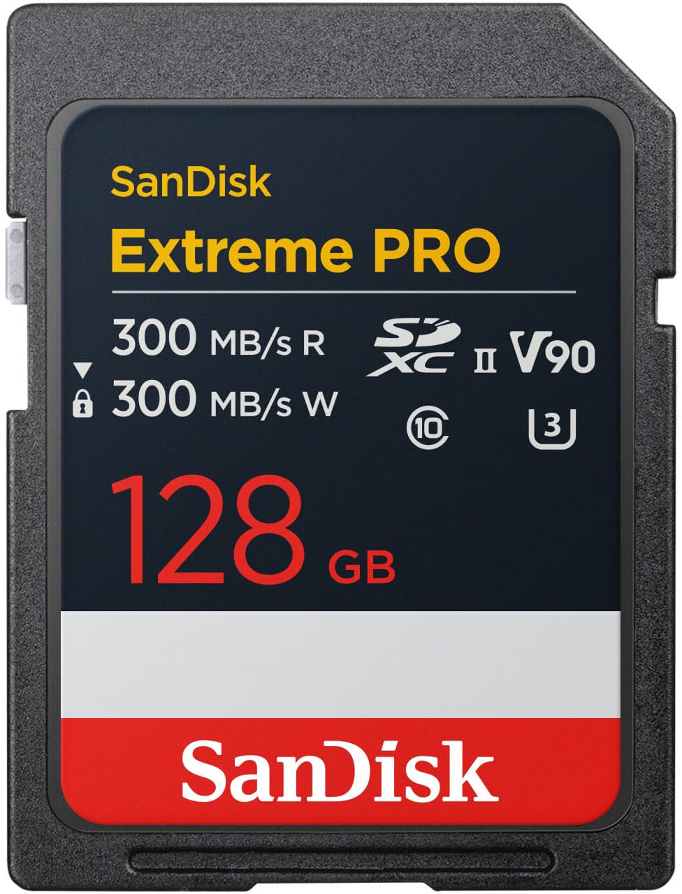 SANDISK - 128GB Extreme PRO SD UHS-II V90 Card R/W up to 300MB/s product image