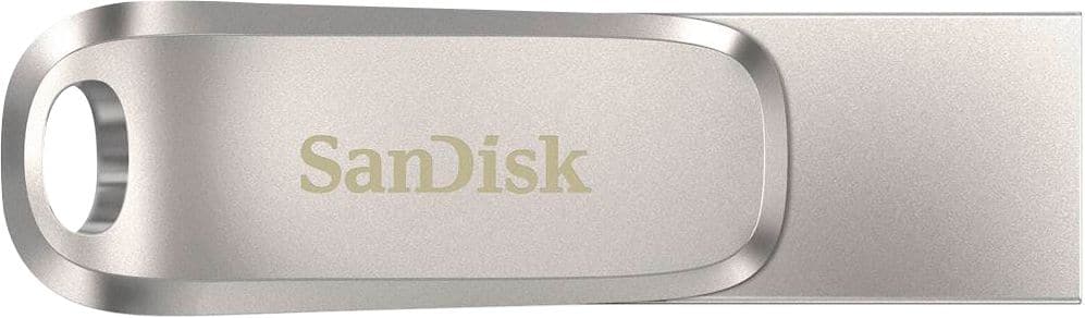 SANDISK - Ultra Dual Drive Luxe 1TB USB 3.1, USB Type-C Flash Drive - Silver product image