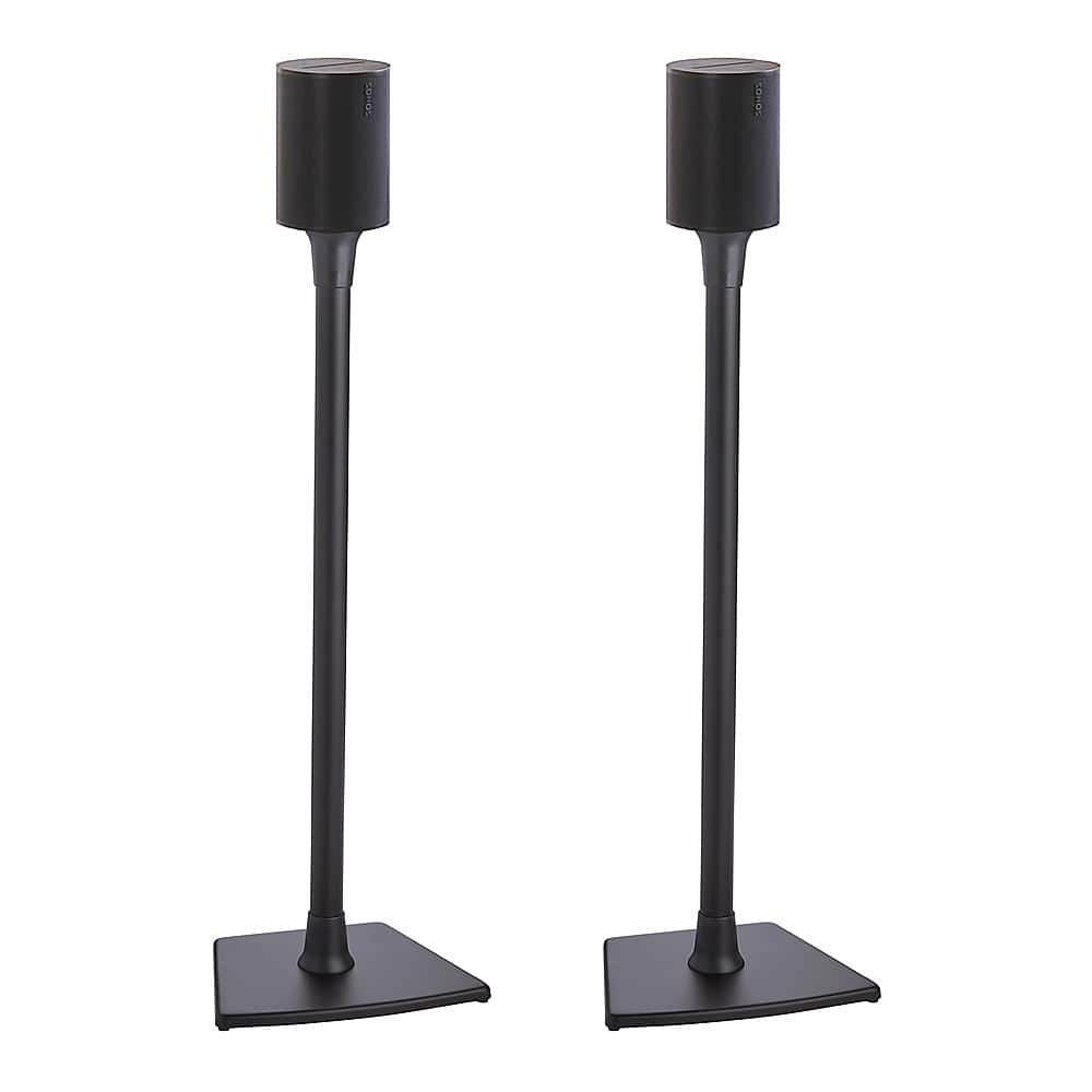 Sanus - Wireless Speaker Stands for Sonos Era 100 (Pair) - Black product image