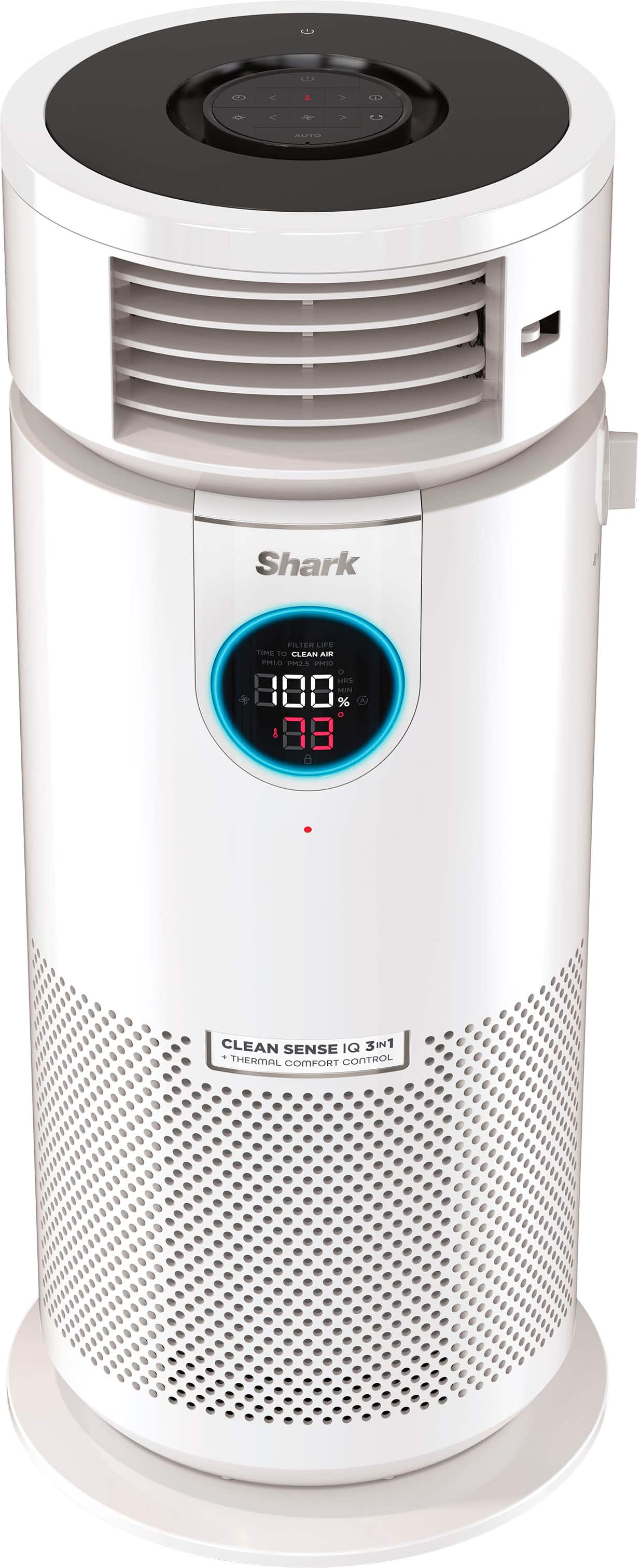 Shark - 3-in-1 Clean Sense Air Purifier, Heater & Fan, HEPA Filter, 500 Sq Ft Coverage - White product image