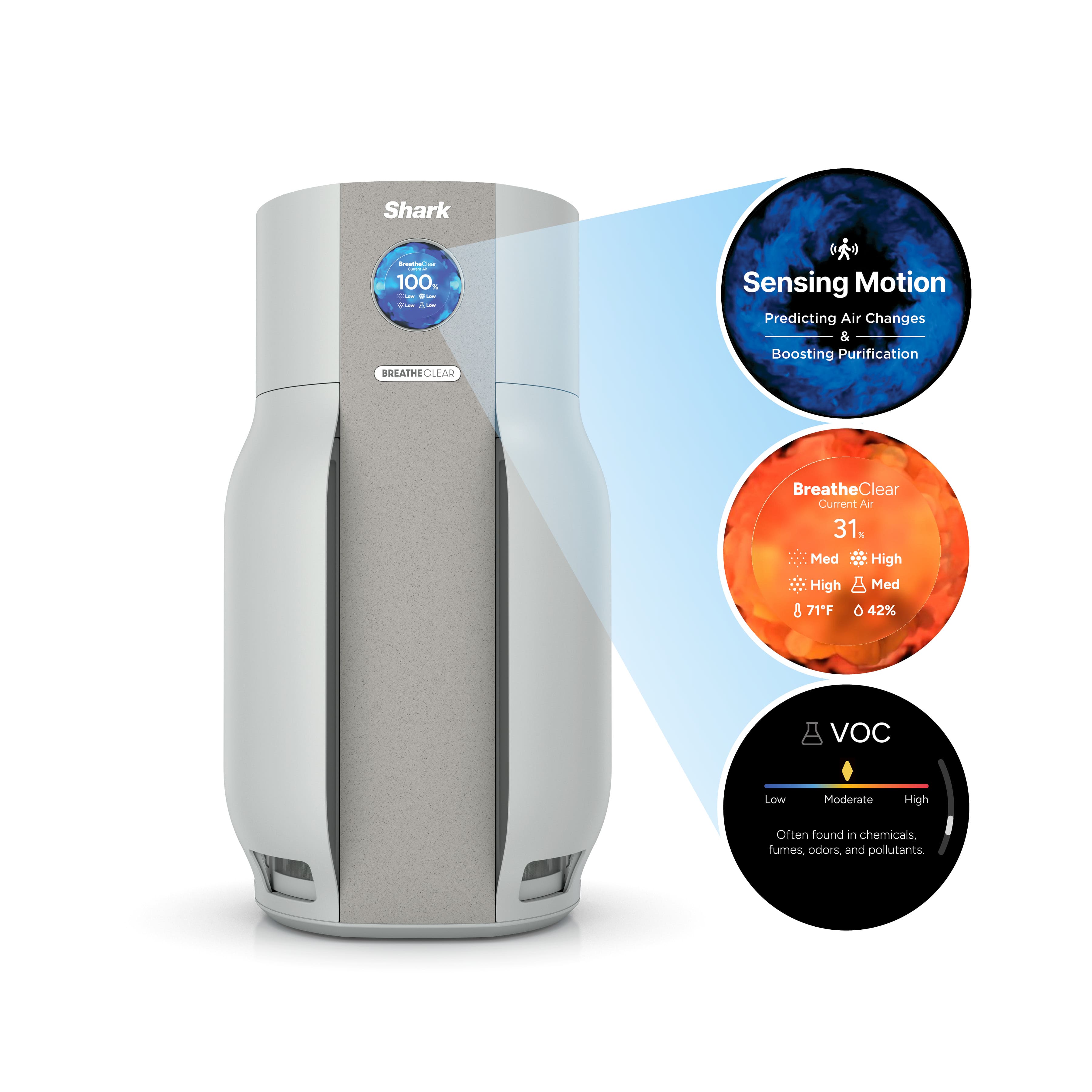 Shark - BreatheClear™ MAX by NeverChange Air Purifier - Dove product image