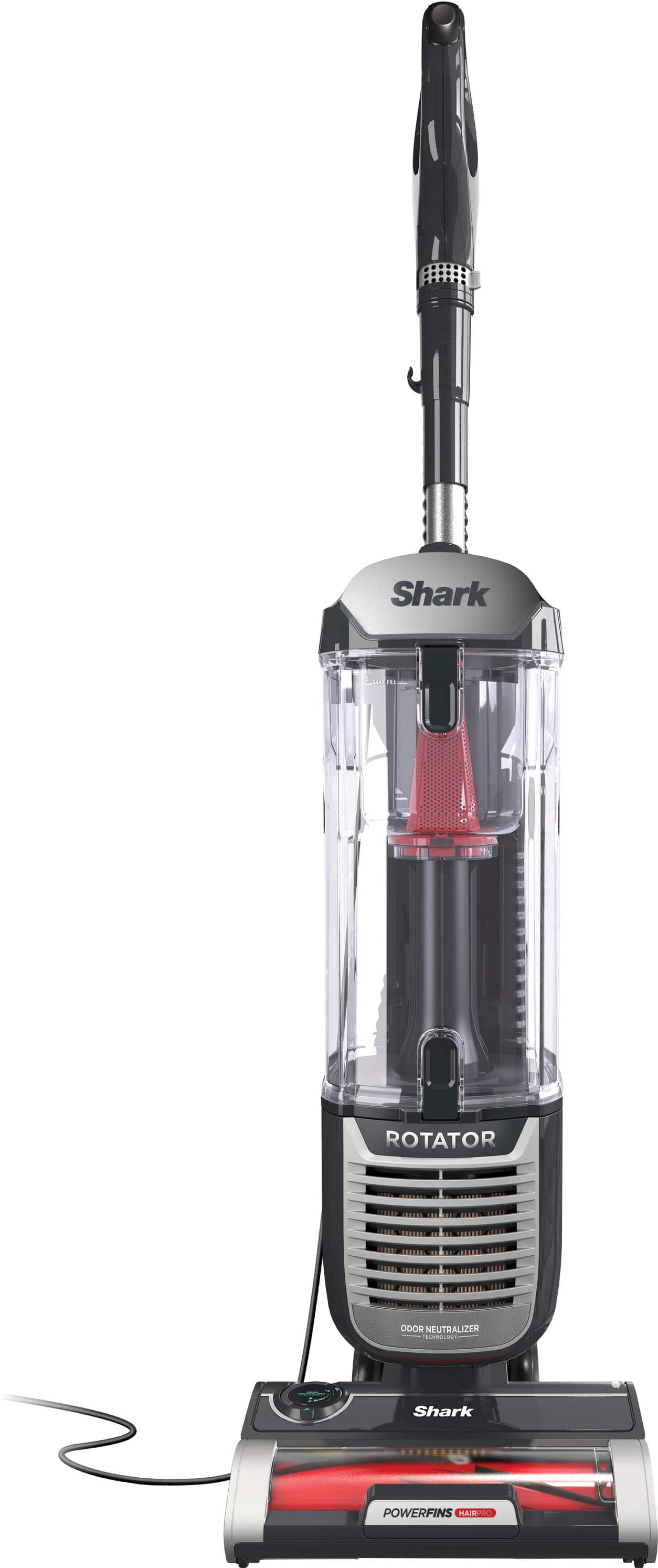 Shark - Rotator with PowerFins HairPro and Odor Neutralizer Technology Upright Vacuum - Charcoal product image