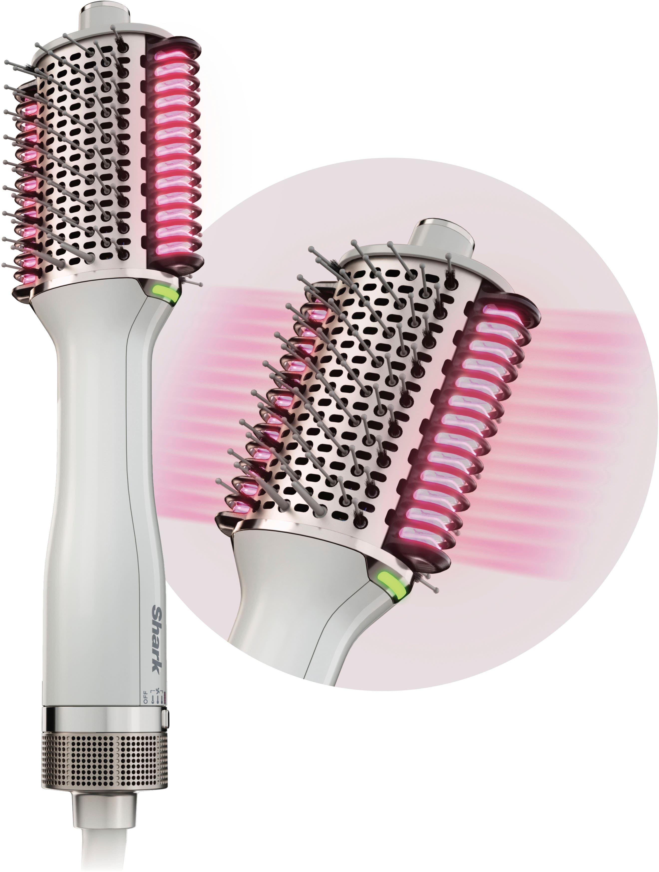 Shark - SmoothStyle Heated Comb and Blow Dryer Brush, Dual Mode, For All Hair Types - Silk product image