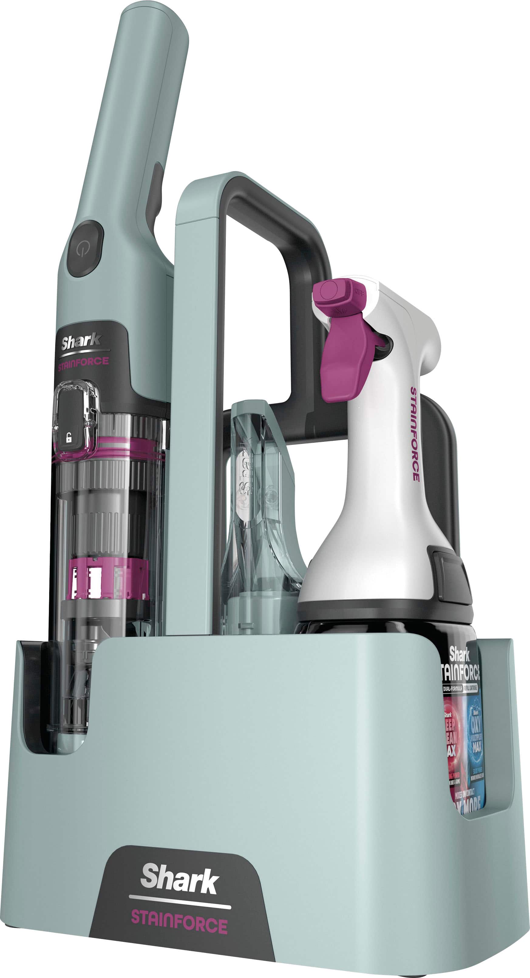 Shark - StainForce Cordless Portable Spot & Stain Cleaner with Dual-Activated Cleaning Solution - Hawaiian Gray product image
