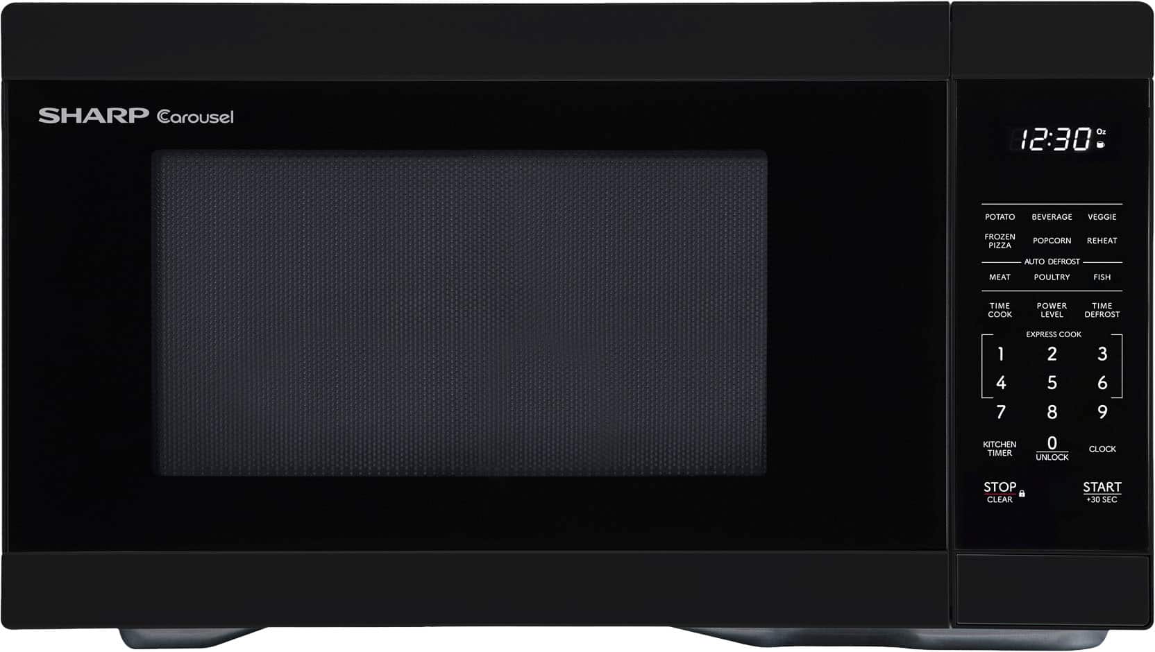 Sharp - 1.1 cu ft Countertop Microwave With Sensor Cooking - Black product image