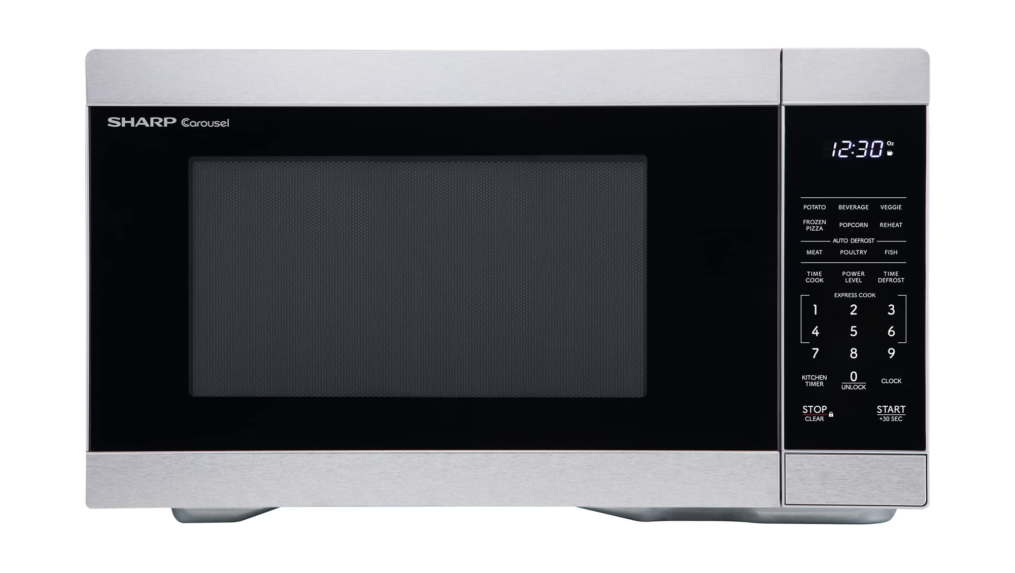 Sharp - 1.1 cu ft Countertop Microwave With Sensor Cooking - Stainless Steel product image