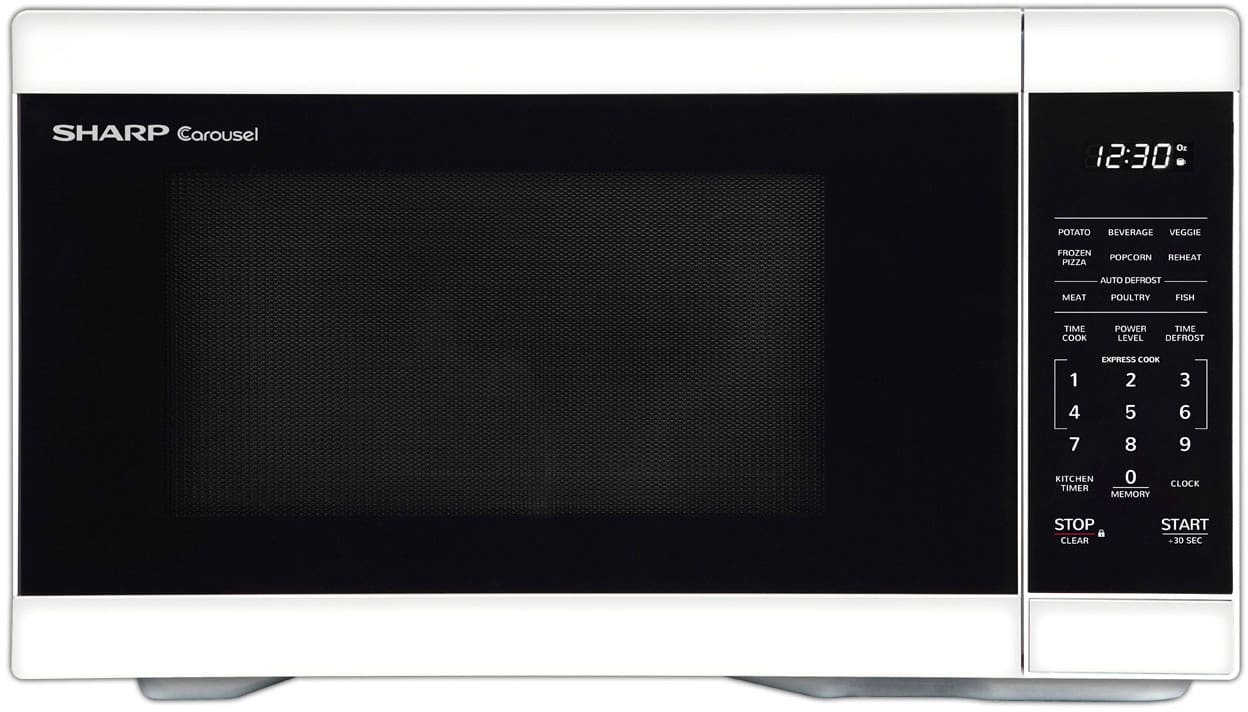 Sharp - 1.1 cu ft Countertop Microwave With Sensor Cooking - White product image