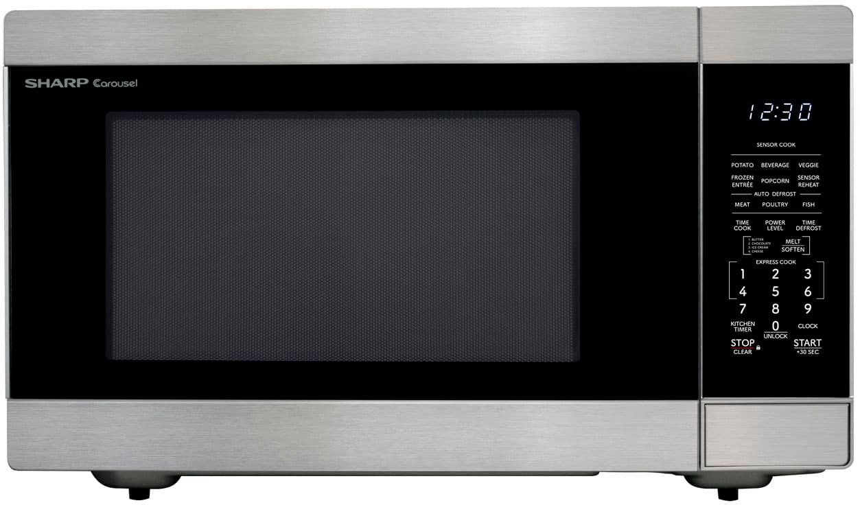 Sharp - 2.2 cu. ft. 1200W Microwave with Inverter Cooking - Stainless - Stainless Steel product image