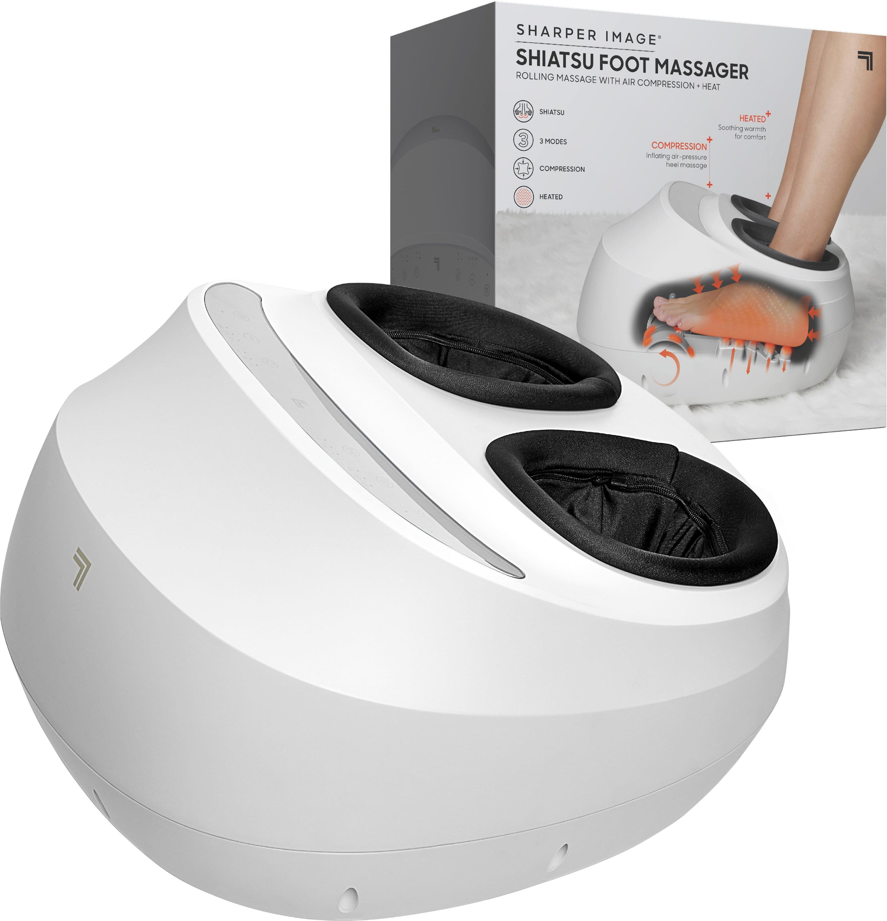 Sharper Image - Shiatsu Foot Massager - White product image