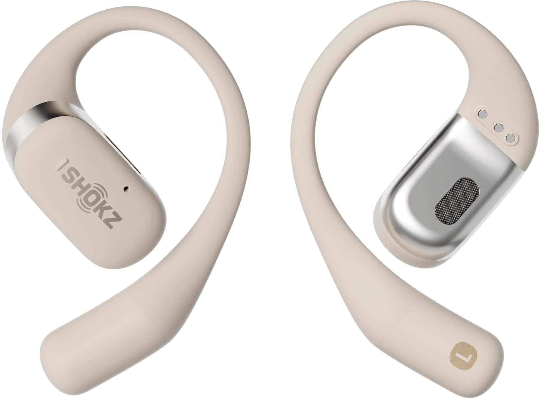 Shokz - OpenFit Open-Ear True Wireless Earbuds - Beige product image
