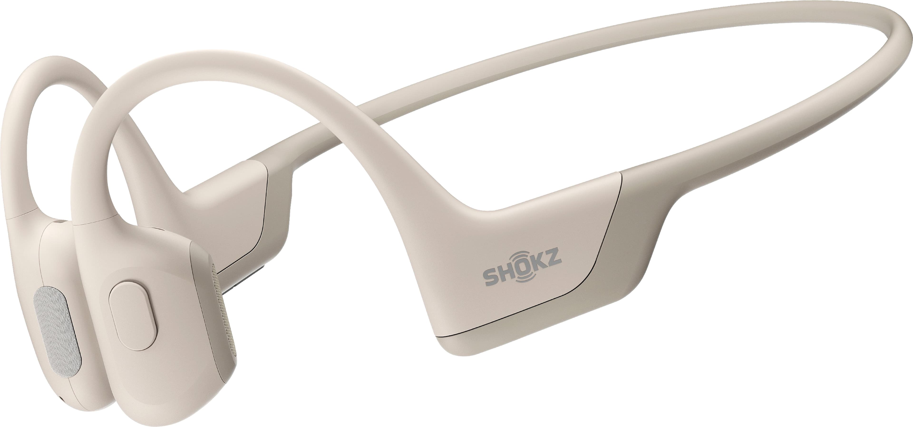 Shokz - OpenRun Pro Premium Bone Conduction Open-Ear Sport Headphones - Beige product image