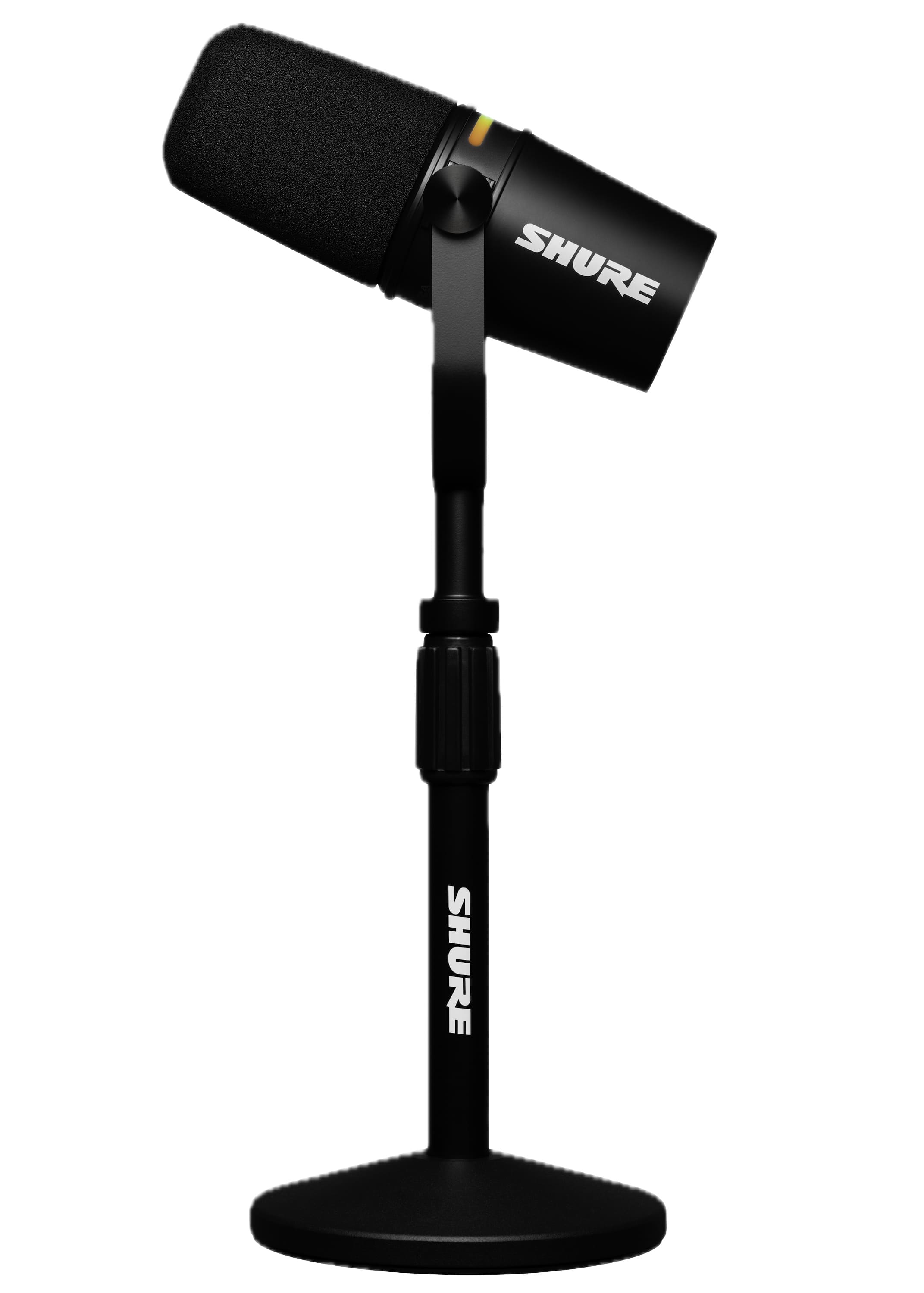 Shure - MV7+ Podcast Microphone + Stand - USB-C & XLR Outputs for Podcasting, Live Streaming, Music Recording & Youtube Cont…