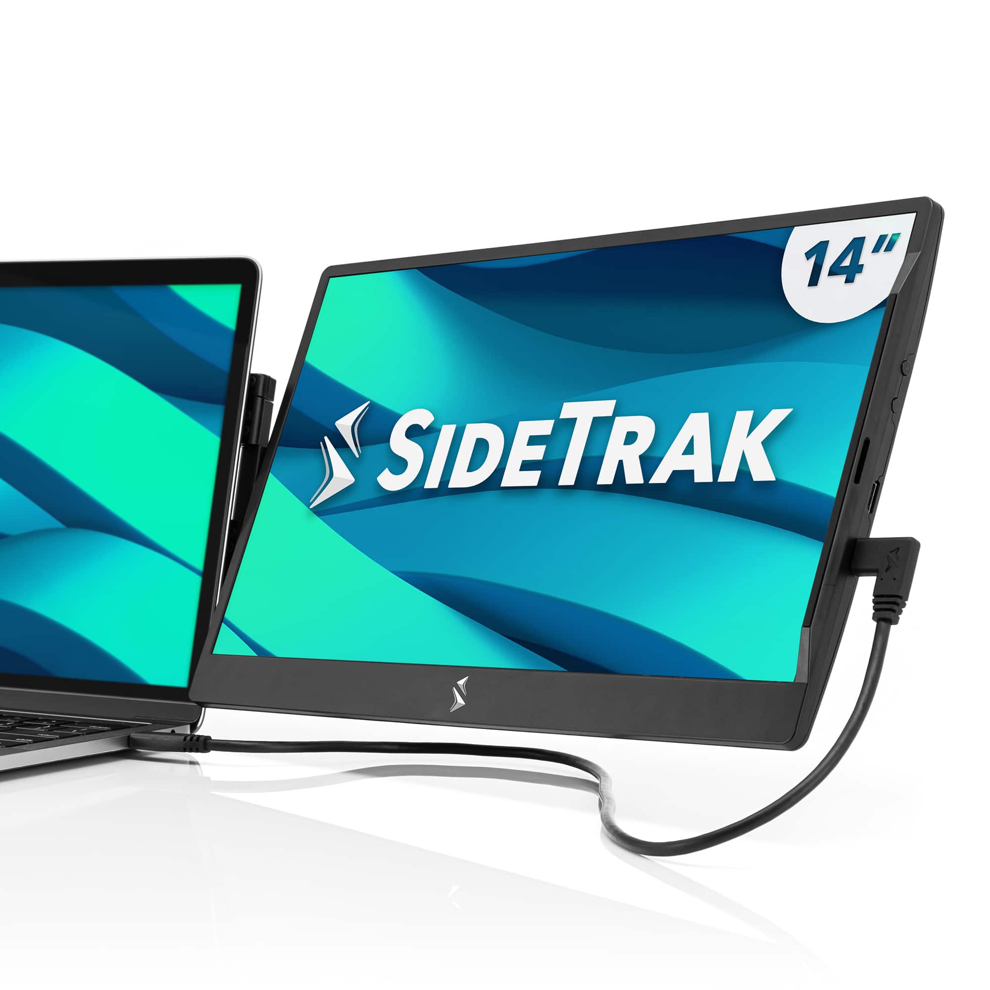 SideTrak - Swivel 14" Attachable Portable Monitor - - Black product image