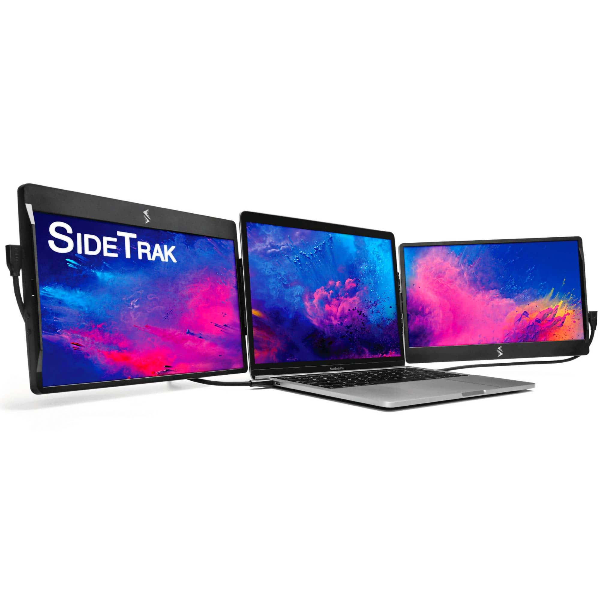 SideTrak - Swivel Triple 12.5" Attachable Portable Monitor - Black product image