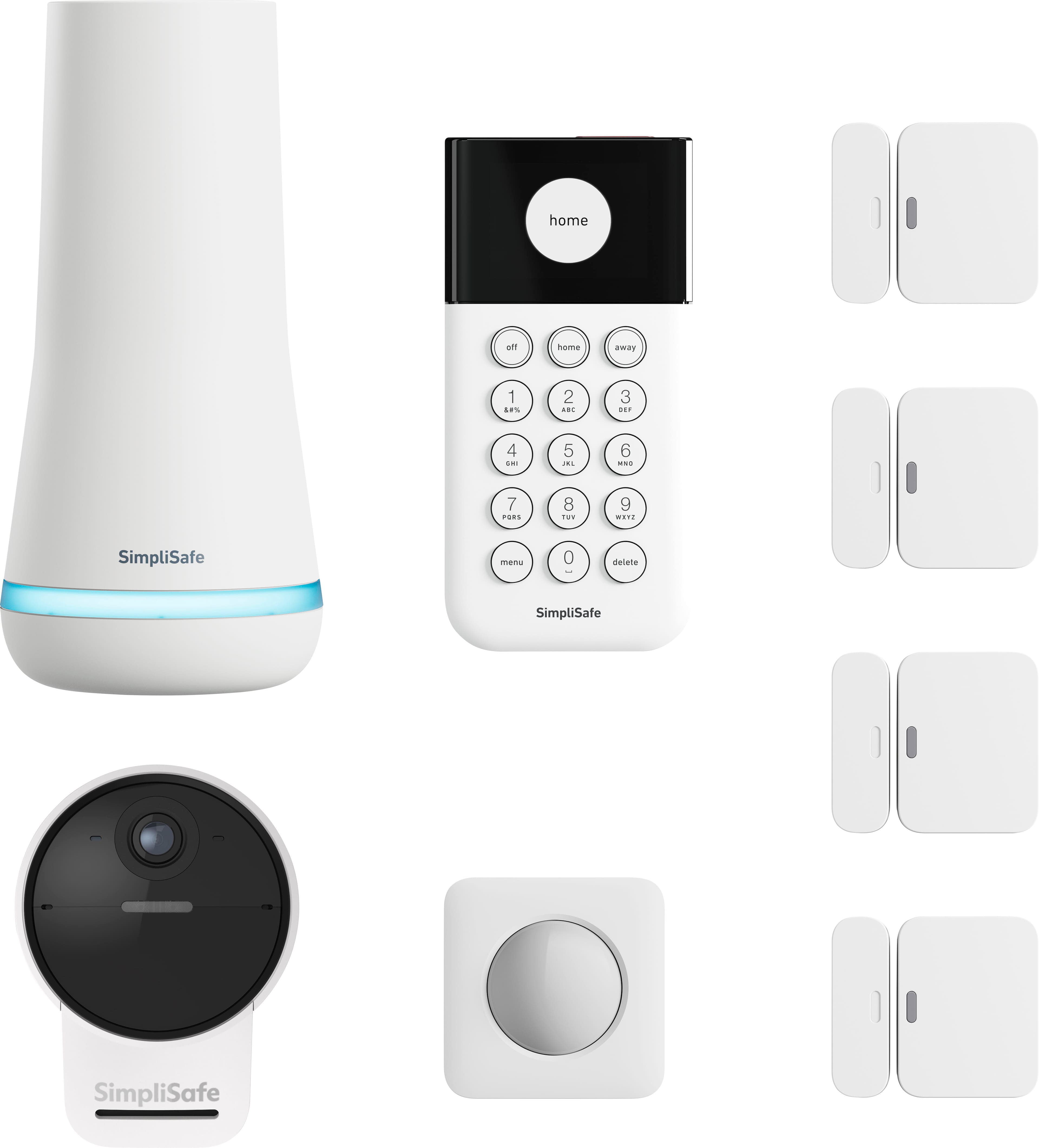 SimpliSafe - 8pc Outdoor Home Security System - White product image