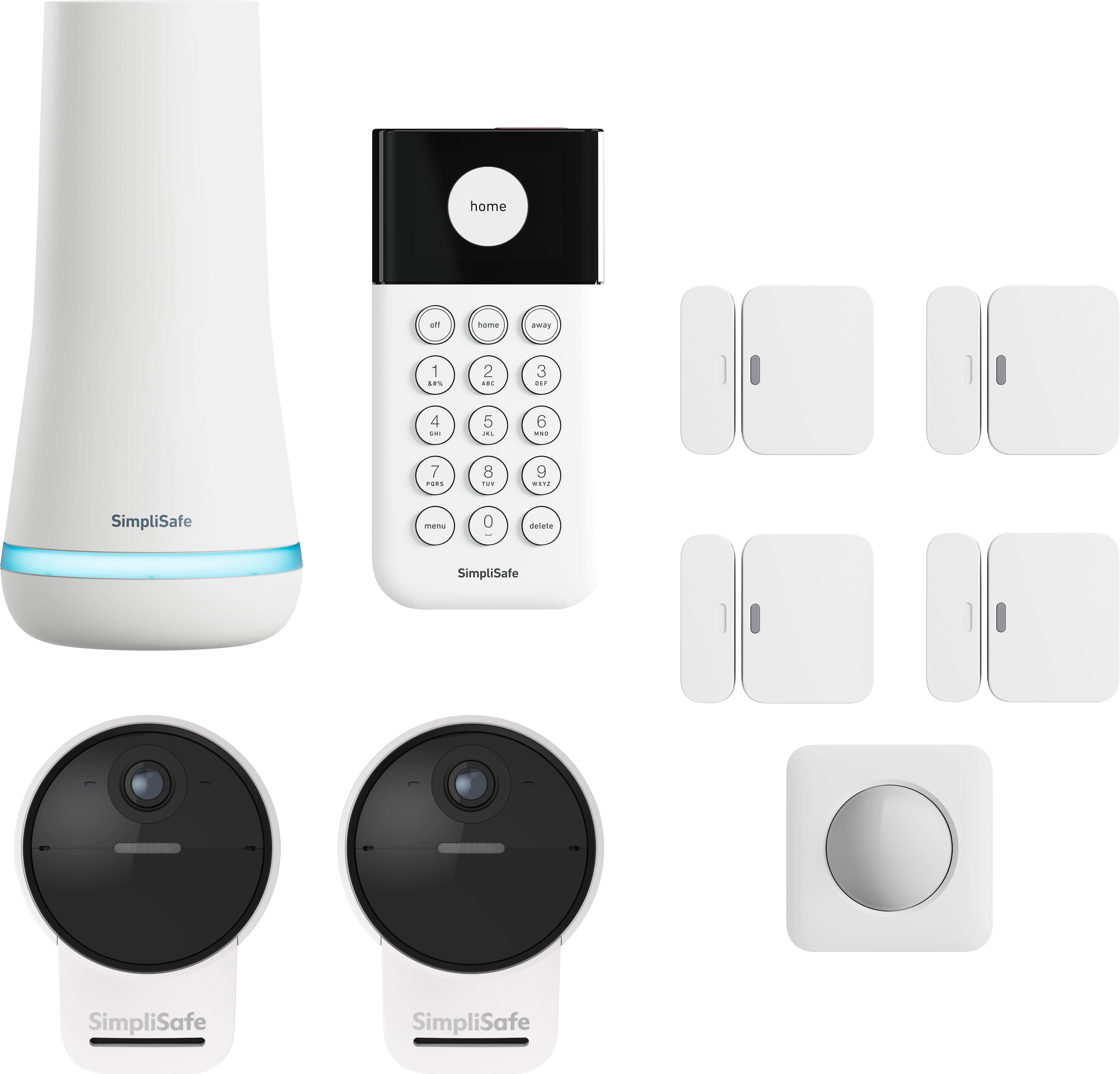 SimpliSafe - 9pc Outdoor Home Security System - White product image
