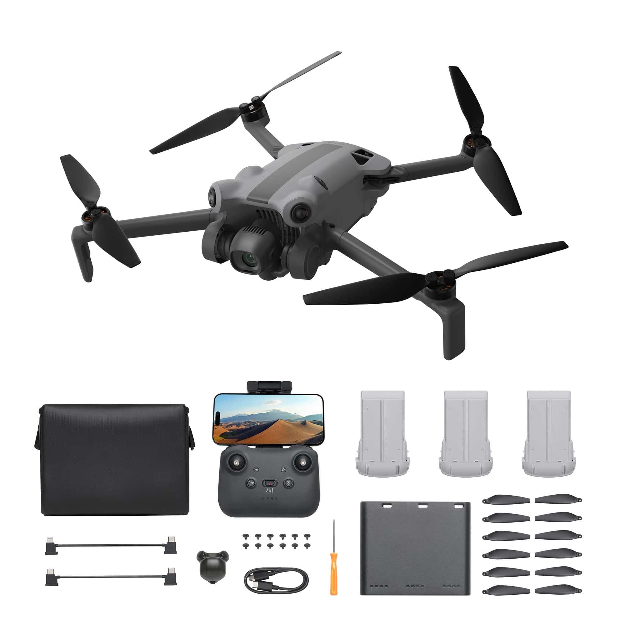 SKYROVER - X1 Fly More Combo 8K Drone with Remote Controller - Gray product image