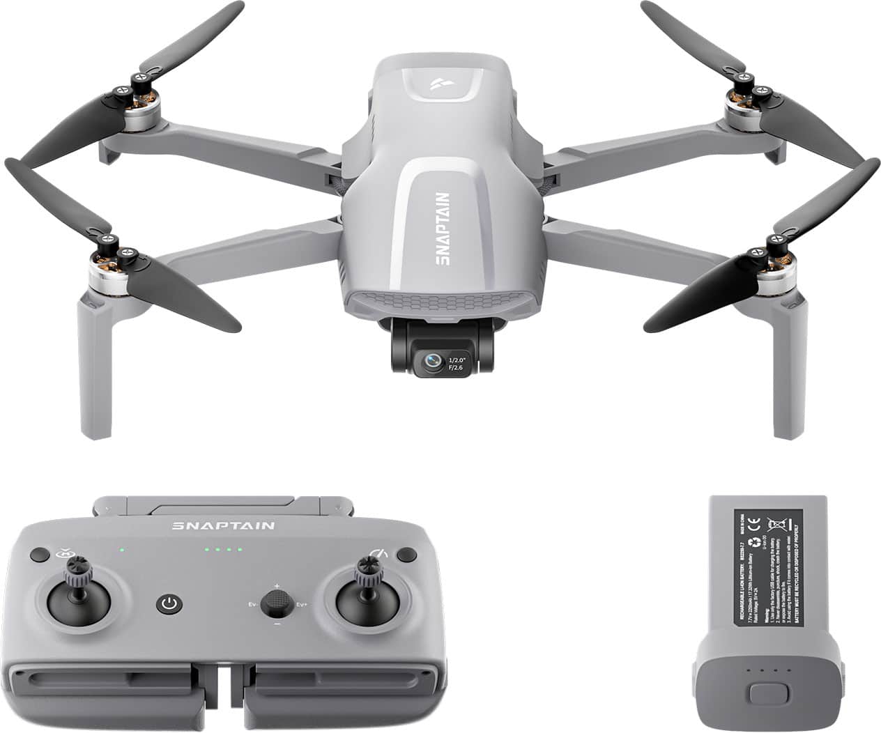 Snaptain - P40 LITE 3-Axis Gimbal Camera Drone - Gray product image