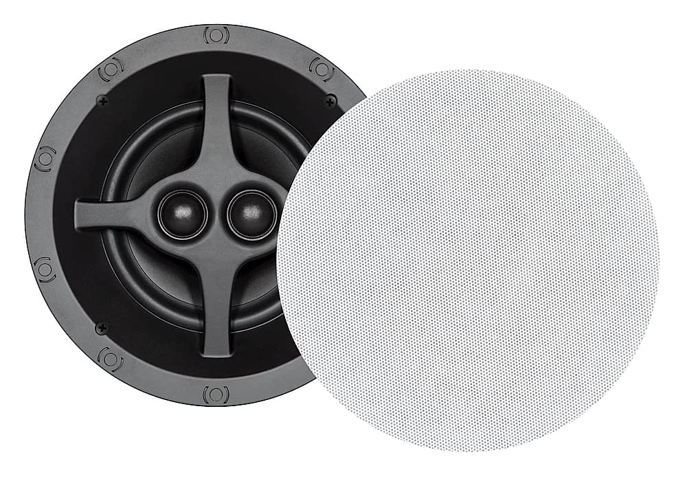 Sonance - C6R SST SINGLE SPEAKER - C Series 6-1/2" Single Stereo 2-Way In Ceiling Speaker (Each) - Paintable White product i…