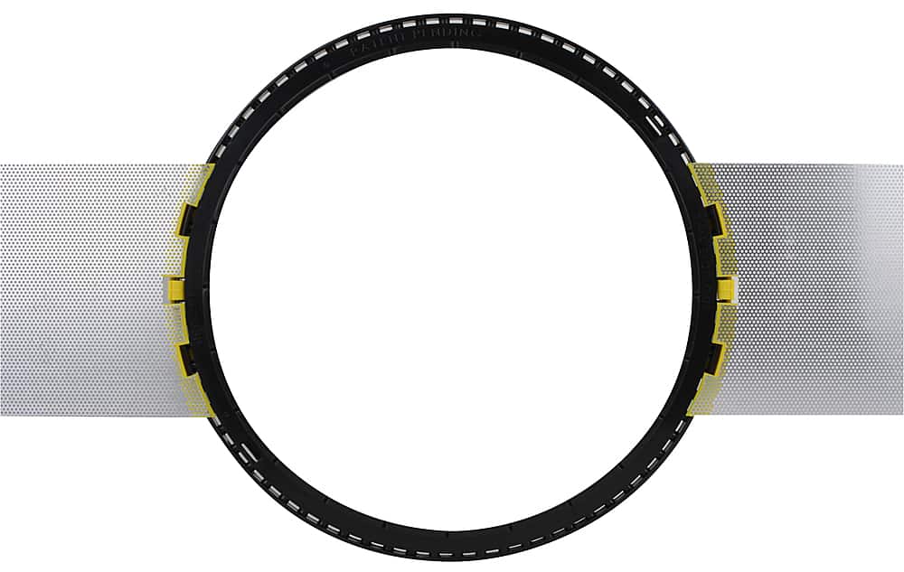 Sonance - MEDIUM ROUND FLEX BRACKET - Flex Bracket for Select 6.5" In-ceiling Speakers (10-Pack) - Black product image