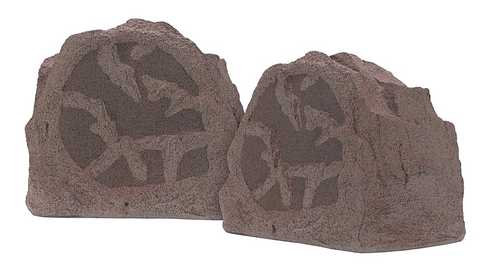 Sonance - RK63 - Rocks 6-1/2" 2-Way Outdoor Speakers (Pair) - Brown product image