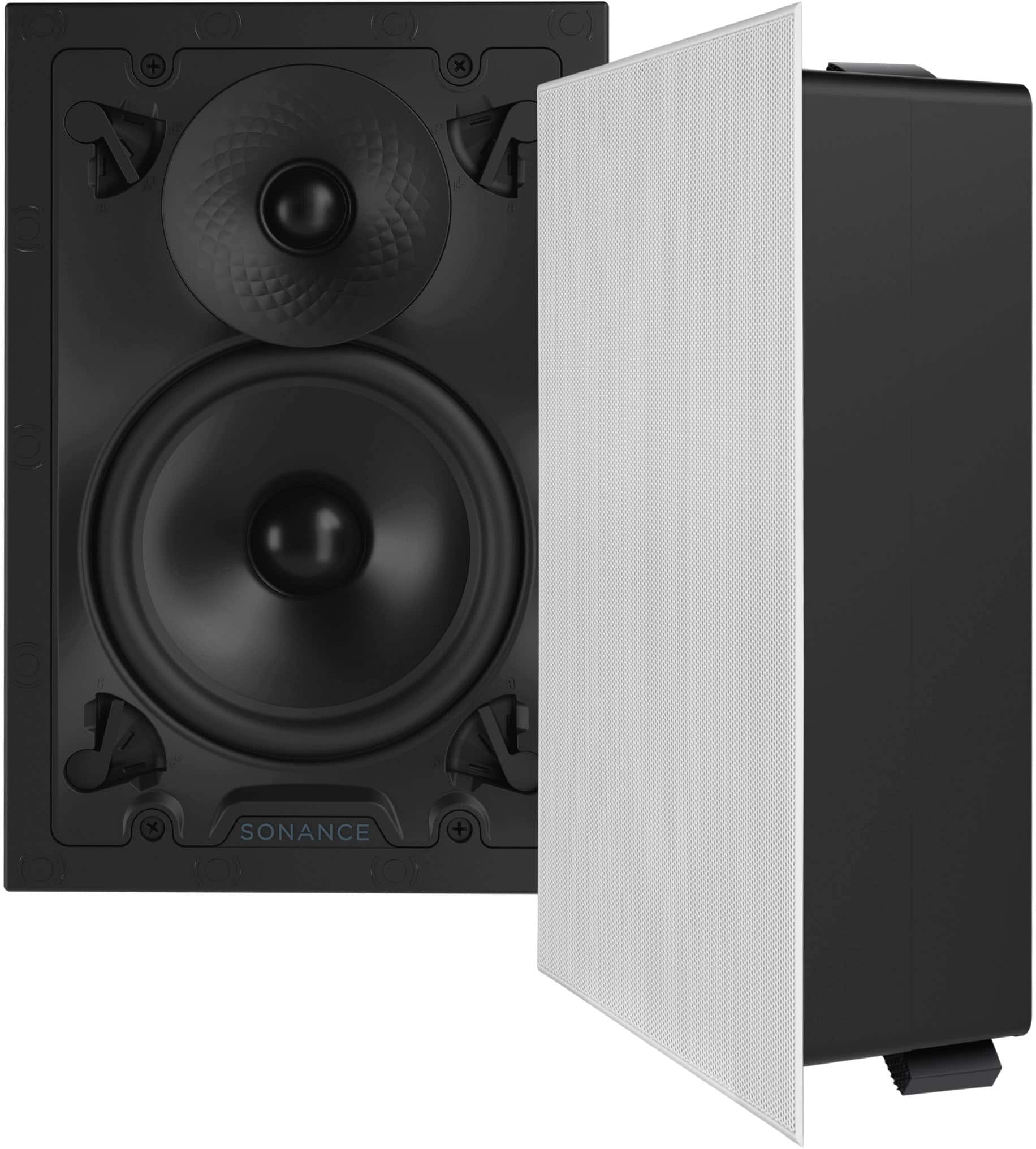 Sonance - VX62 - Visual Experience Series 6-1/2” 2-Way In Wall Speakers (Pair) - Paintable White product image