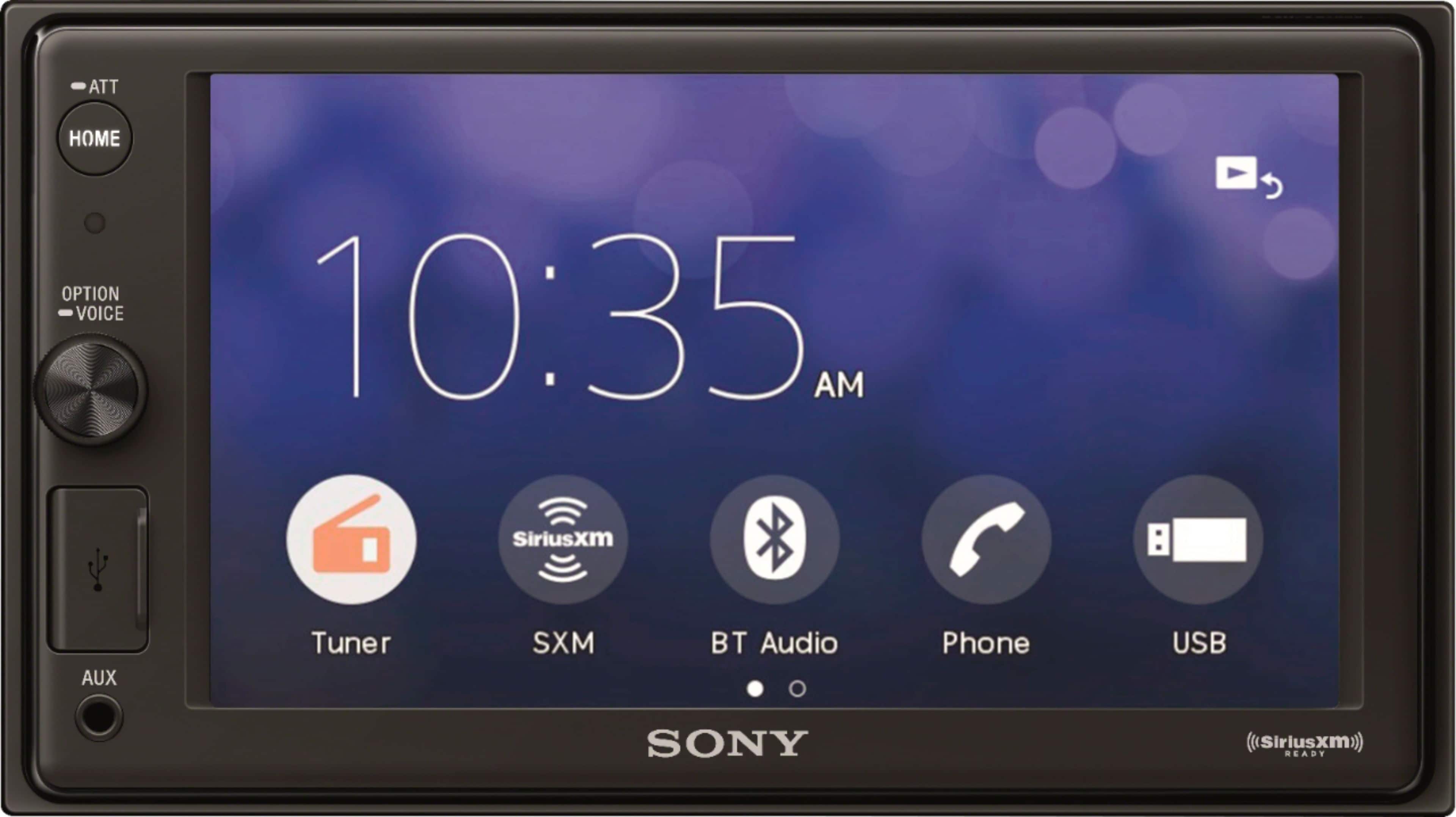 Sony - 6.2" - Apple CarPlay - Built-in Bluetooth - In-Dash Digital Media Receiver - Black product image