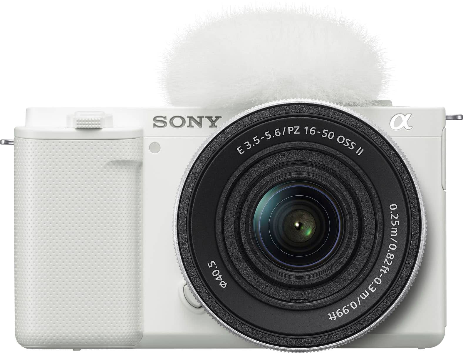 Sony - Alpha ZVE10: APS-C Content Creators’ Camera - White product image
