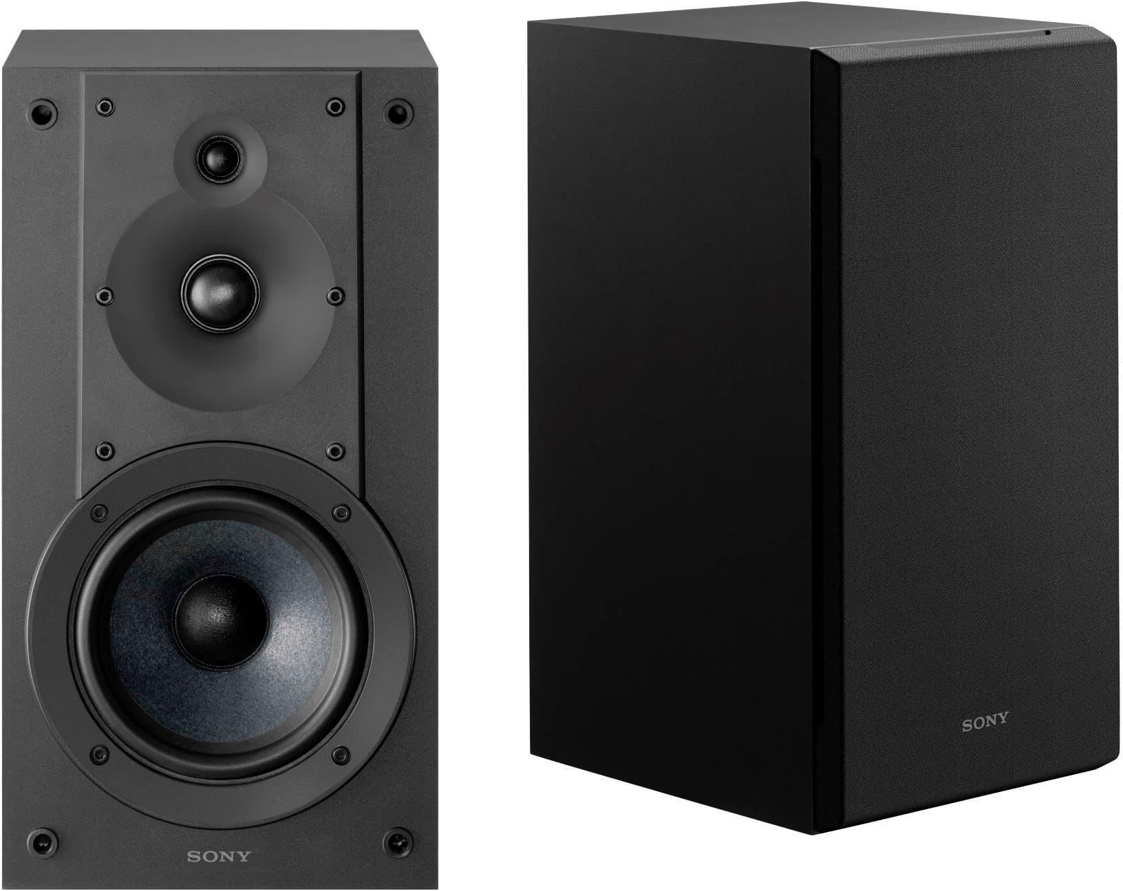 Sony - CS Speakers - 3-way 3-driver hi-res Bookshelf speakers (2025) pair - Black product image