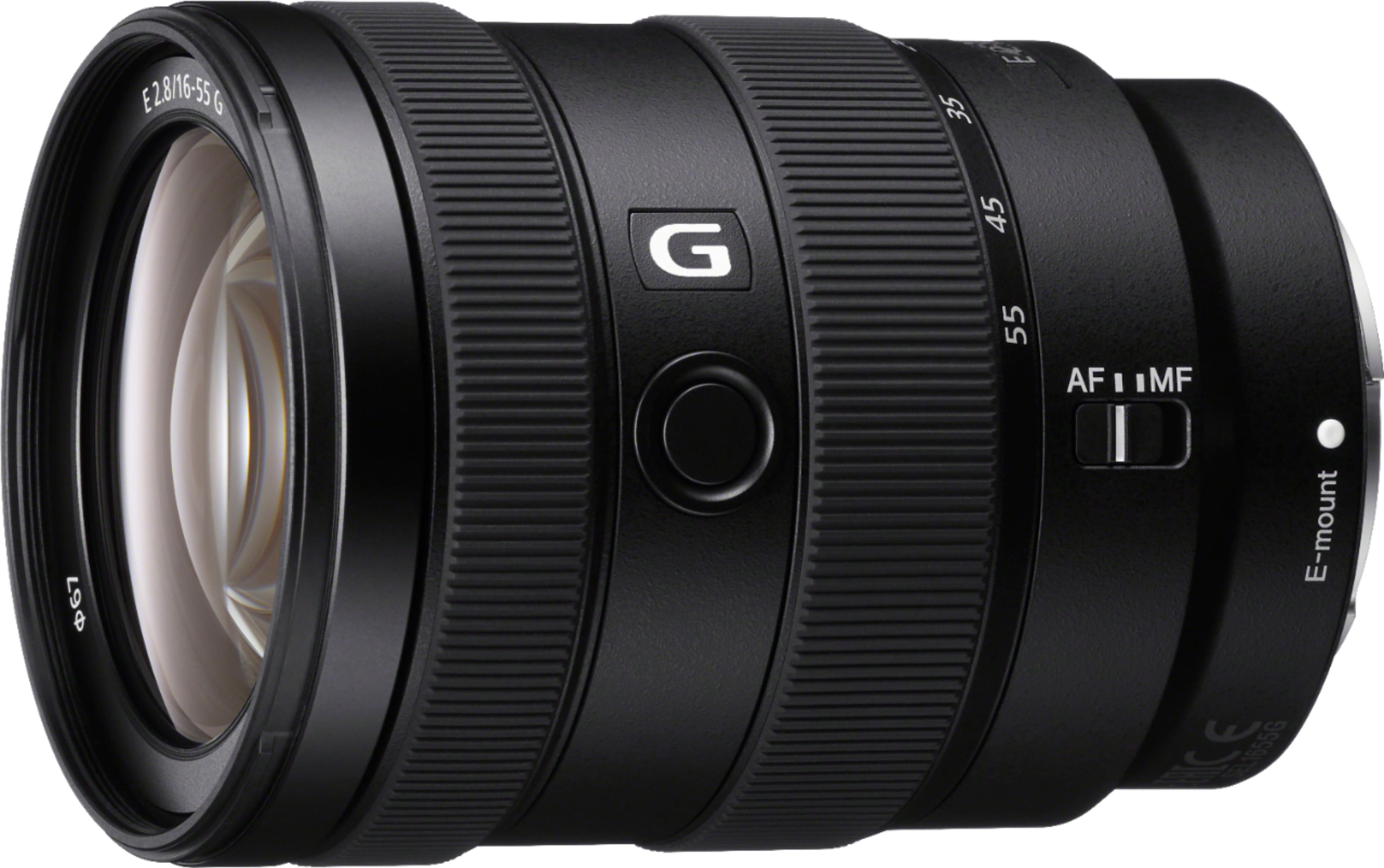 Sony - E 16-55mm F2.8 G Standard Zoom Lens for E-mount Cameras - Black product image