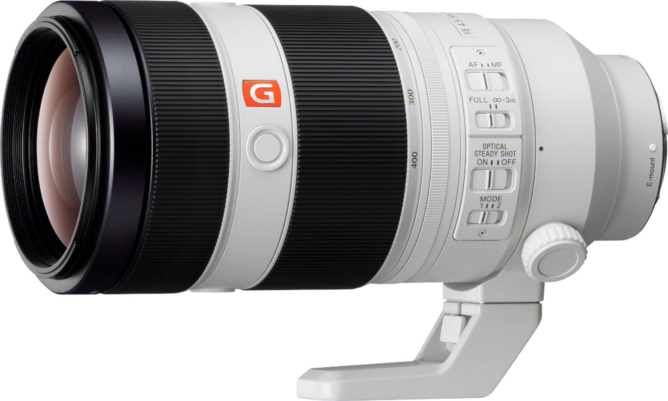 Sony - FE 100-400mm f/4.5-5.6 GM OSS Super Telephoto Zoom Lens for E-mount Cameras - White product image