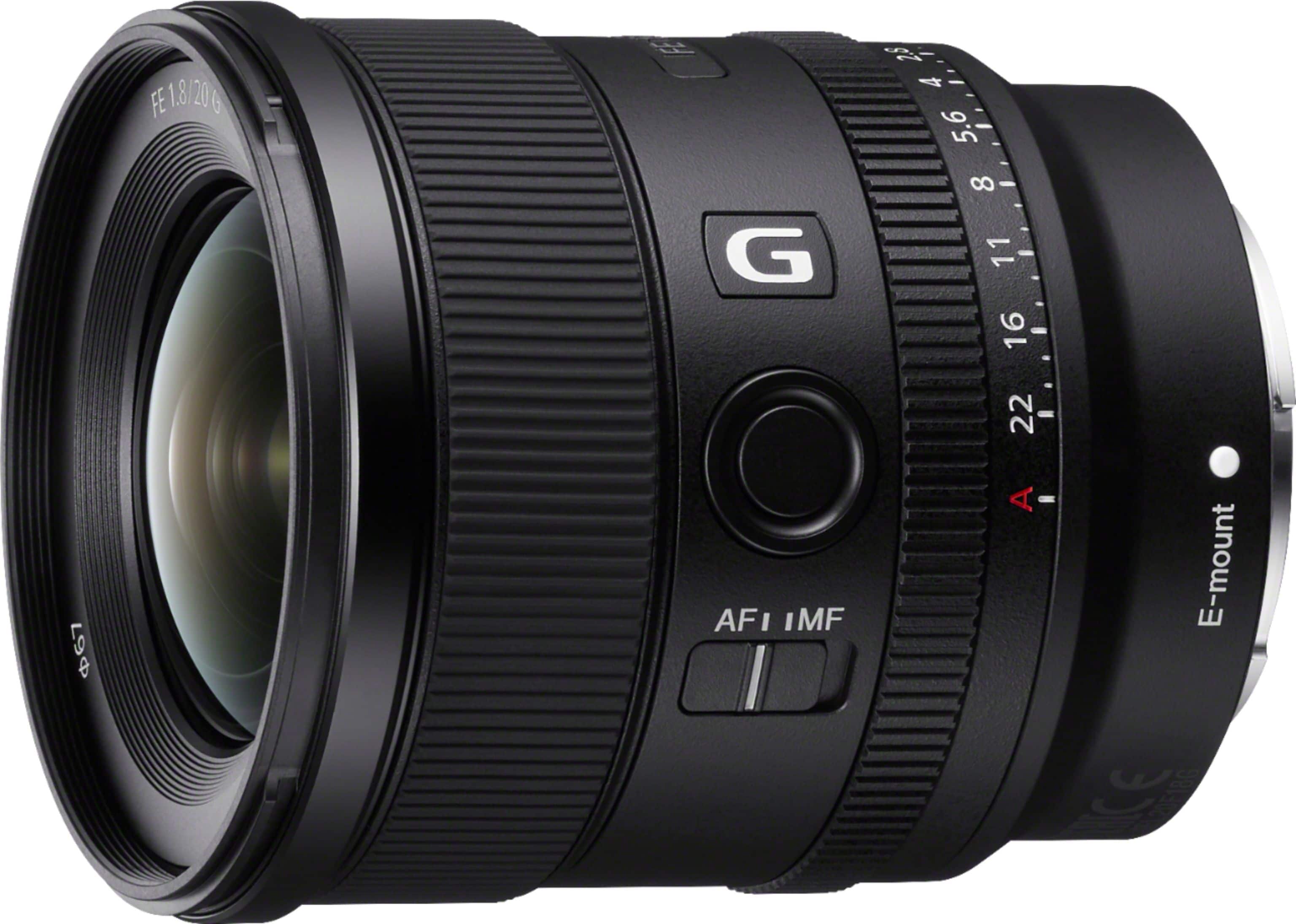 Sony - FE 20mm f/1.8 G Ultra Wide Angle Prime Lens for E-mount Cameras - Black product image