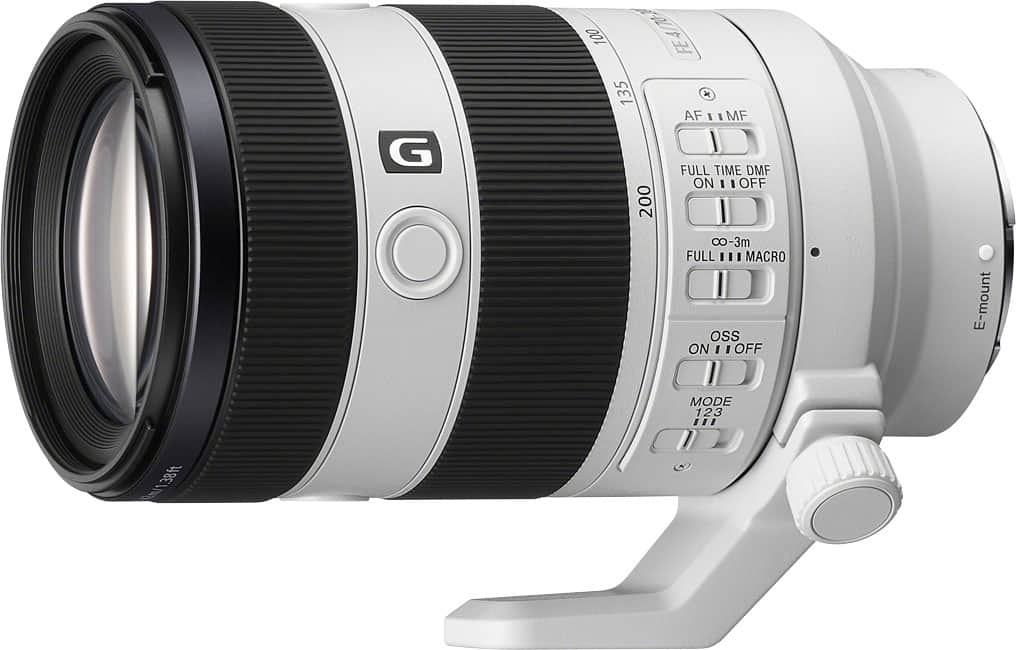 Sony - FE 70-200mm F4 Macro G OSS II Full-Frame Compact Telephoto Zoom Lens - Gray product image