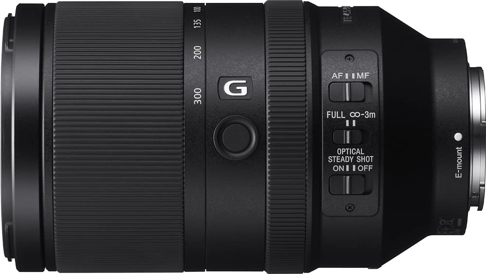 Sony - FE 70-300mm f/4.5-5.6 G OSS Telephoto Lens for Alpha E-mount Cameras - Black product image