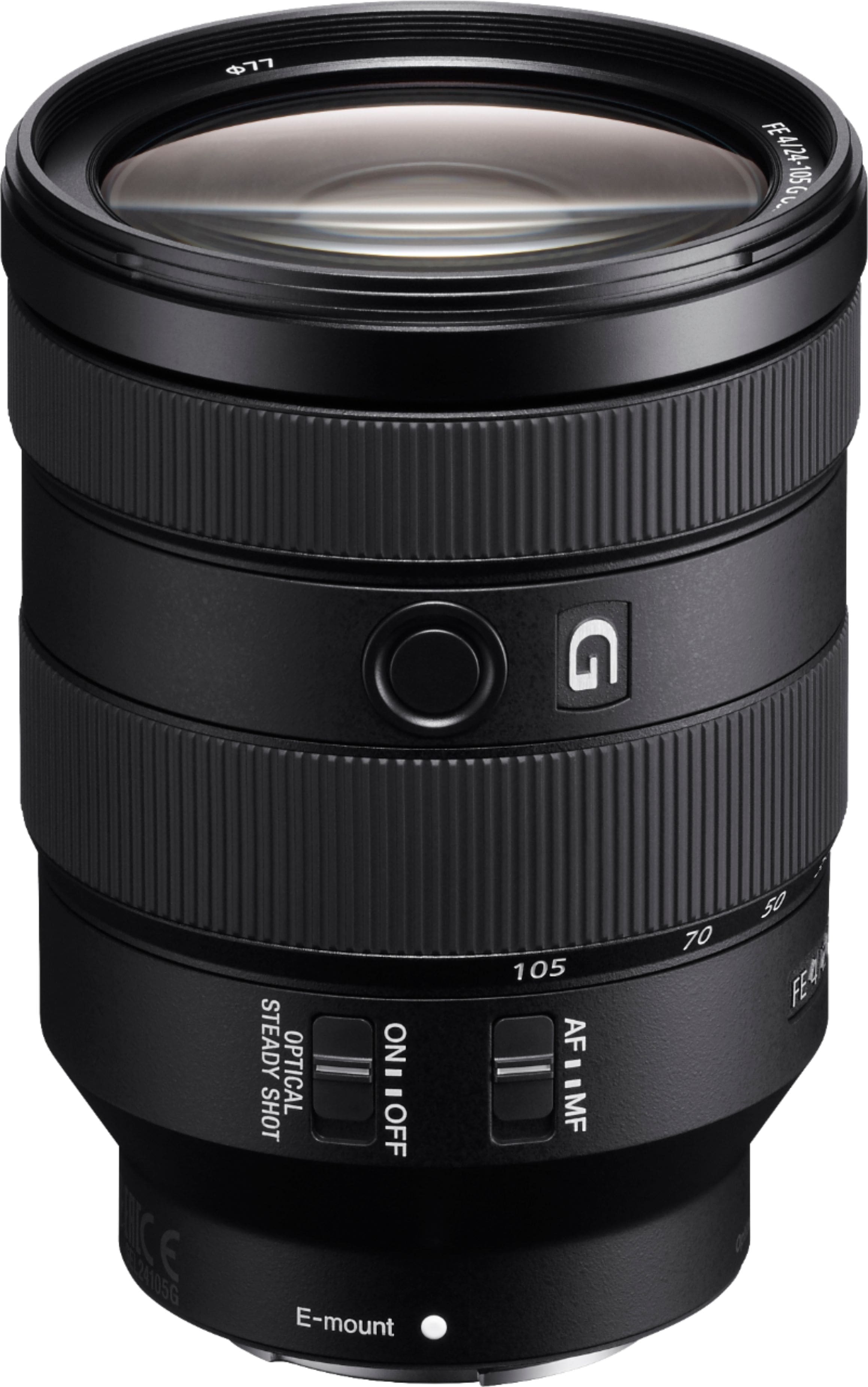 Sony - G 24-105mm f/4 G OSS Standard Zoom Lens for E-mount Cameras - Black product image