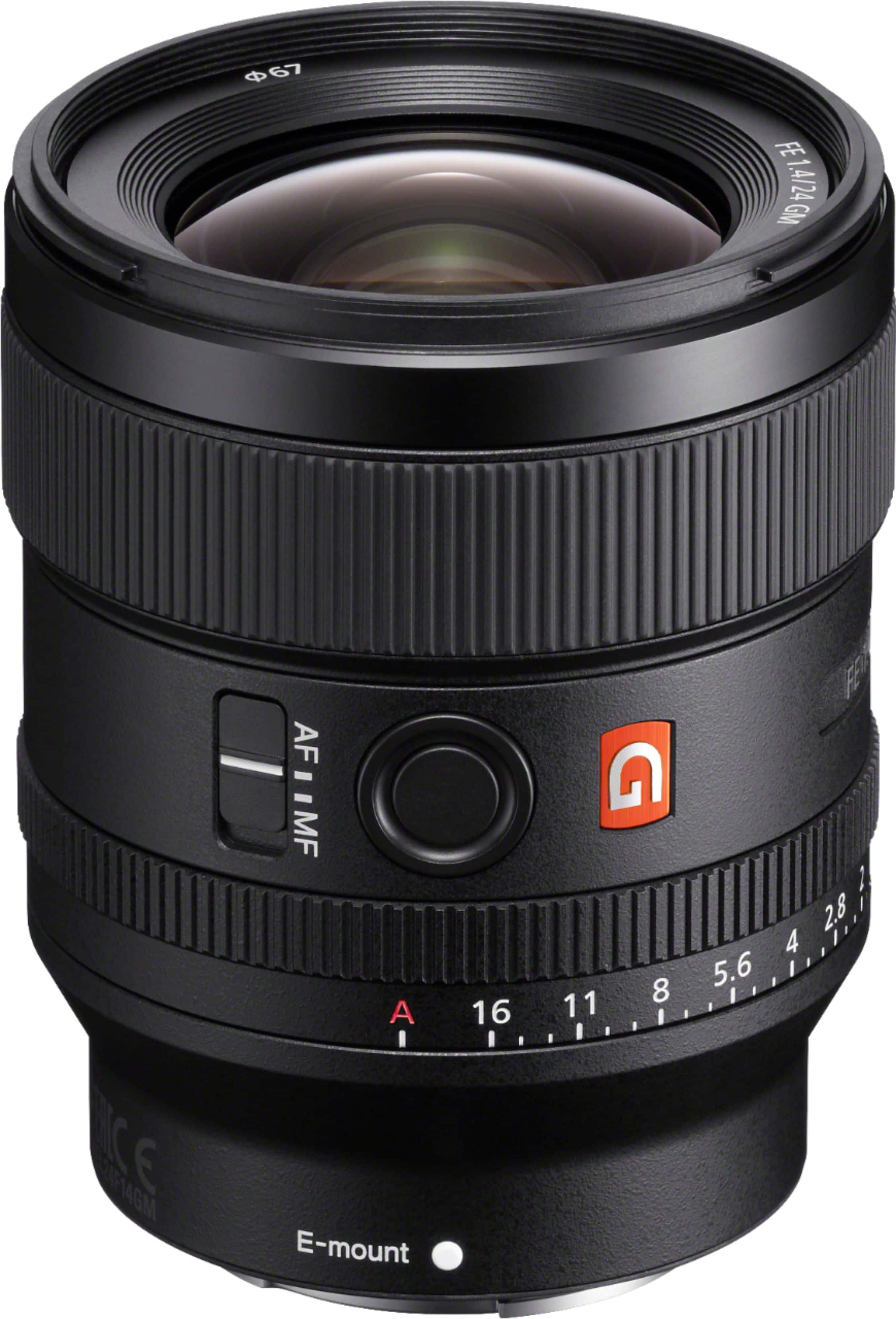 Sony - G Master FE 24mm F1.4 GM Wide Angle Prime Lens for E-mount Cameras - Black product image