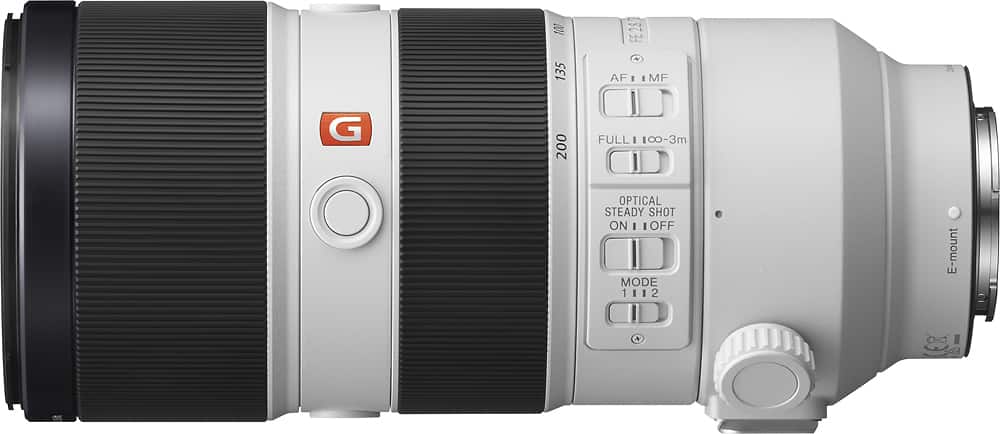 Sony - G Master FE 70-200 mm F2.8 GM OSS Full-Frame Telephoto Zoom Lens for E-Mount Cameras - White product image