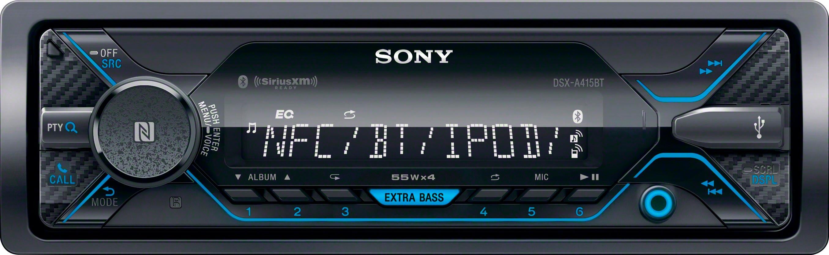 Sony - In-Dash Digital Media Receiver - Built-in Bluetooth - Satellite Radio-ready - Black product image
