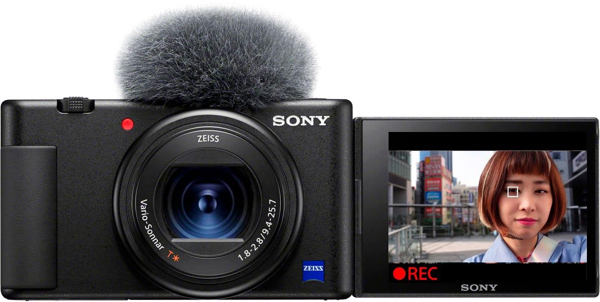 Sony - ZV-1 20.1-Megapixel Digital Camera for Content Creators and Vloggers - Black product image